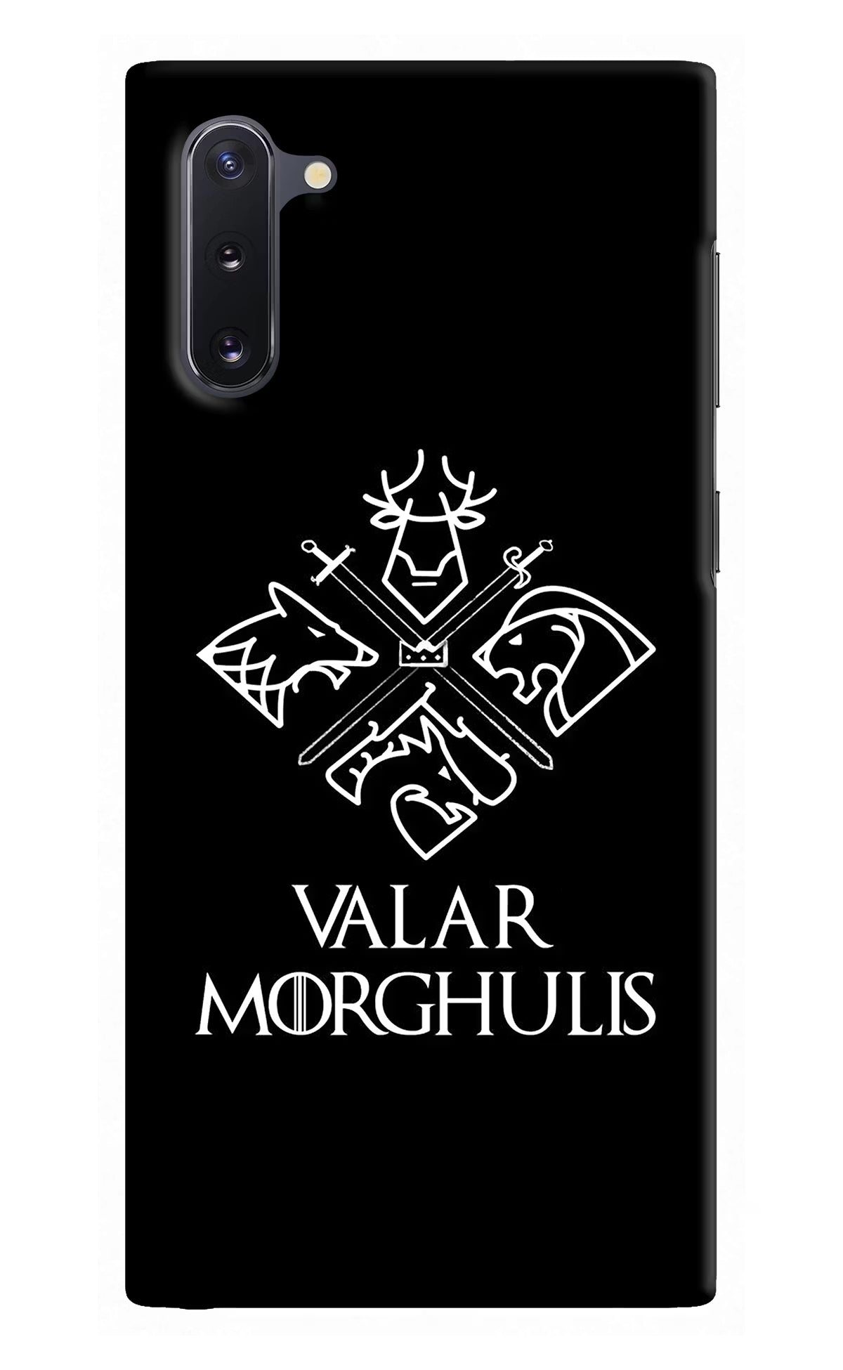 Valar Morghulis | Game Of Thrones Samsung Note 10 Back Cover - Valar Morghulis | Game Of Thrones Samsung Note 10 Hard Case Back Cover by Casekaro Valar Morghulis | Game Of Thrones Samsung Note 10 Hard Case Back Cover by Casekaro