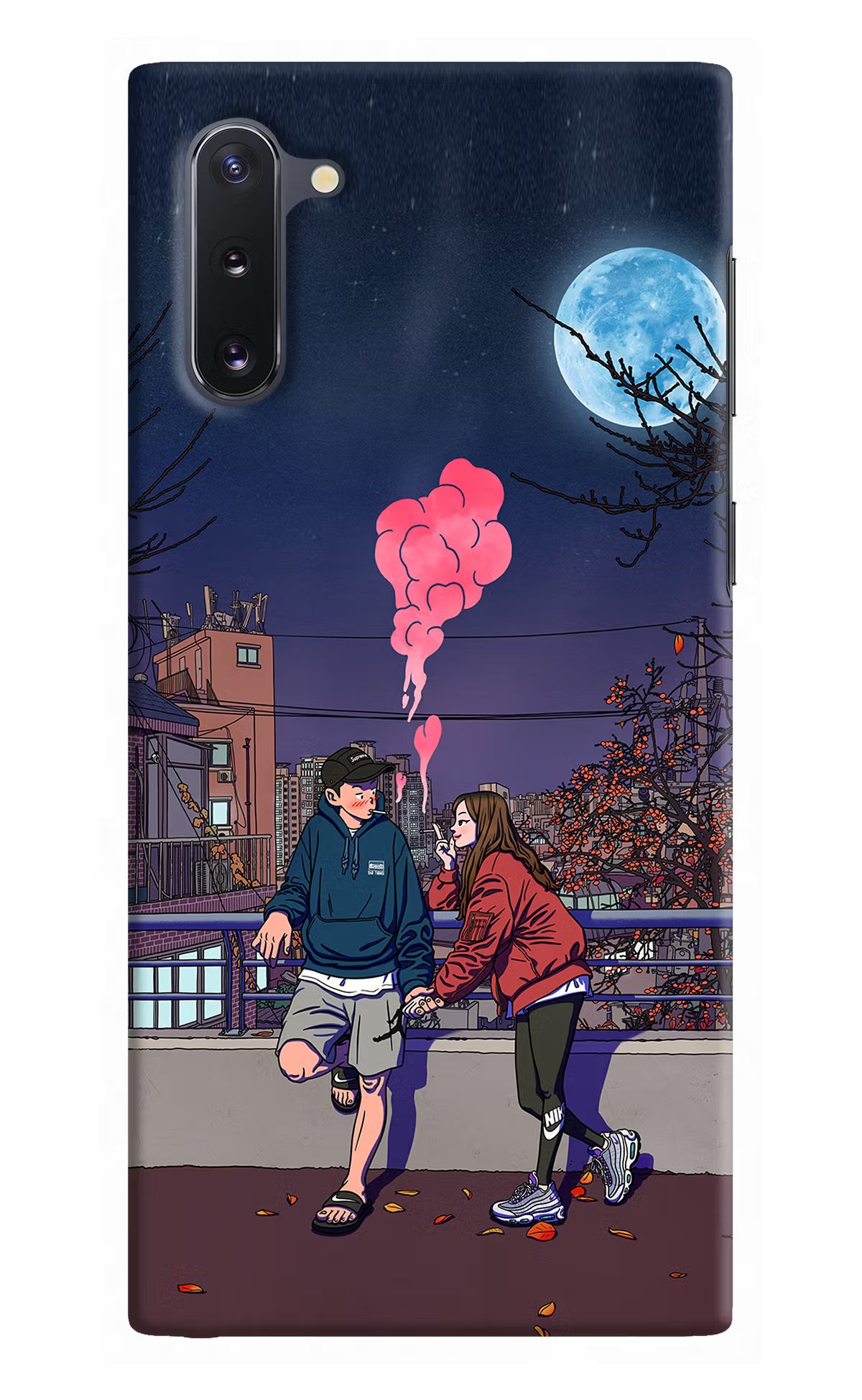 Chilling Couple Samsung Note 10 Back Cover - Chilling Couple Samsung Note 10 Hard Case Back Cover by Casekaro Chilling Couple Samsung Note 10 Hard Case Back Cover by Casekaro