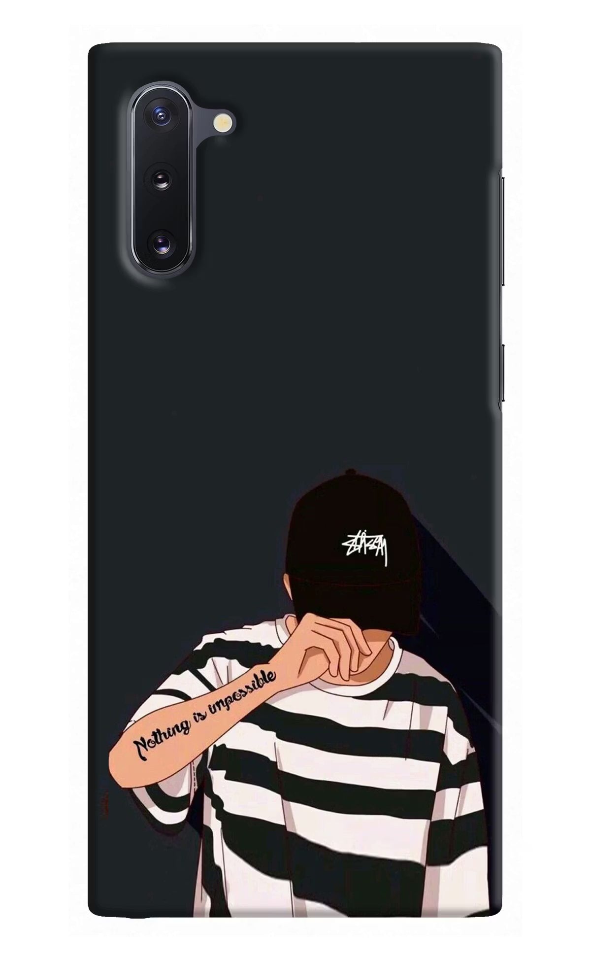 Aesthetic Boy Samsung Note 10 Back Cover - Aesthetic Boy Samsung Note 10 Hard Case Back Cover by Casekaro Aesthetic Boy Samsung Note 10 Hard Case Back Cover by Casekaro