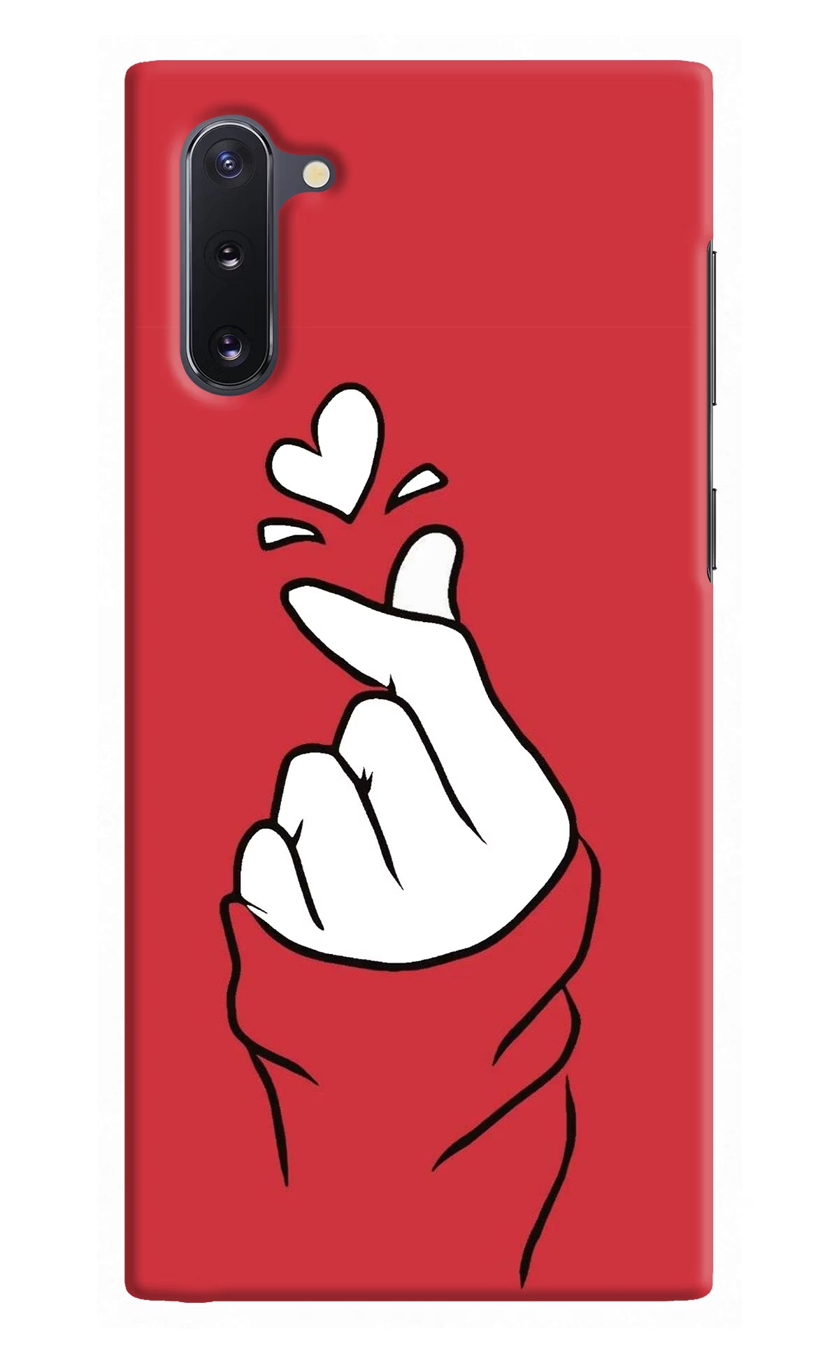 Korean Love Sign Samsung Note 10 Back Cover - Korean Love Sign Samsung Note 10 Hard Case Back Cover by Casekaro Korean Love Sign Samsung Note 10 Hard Case Back Cover by Casekaro