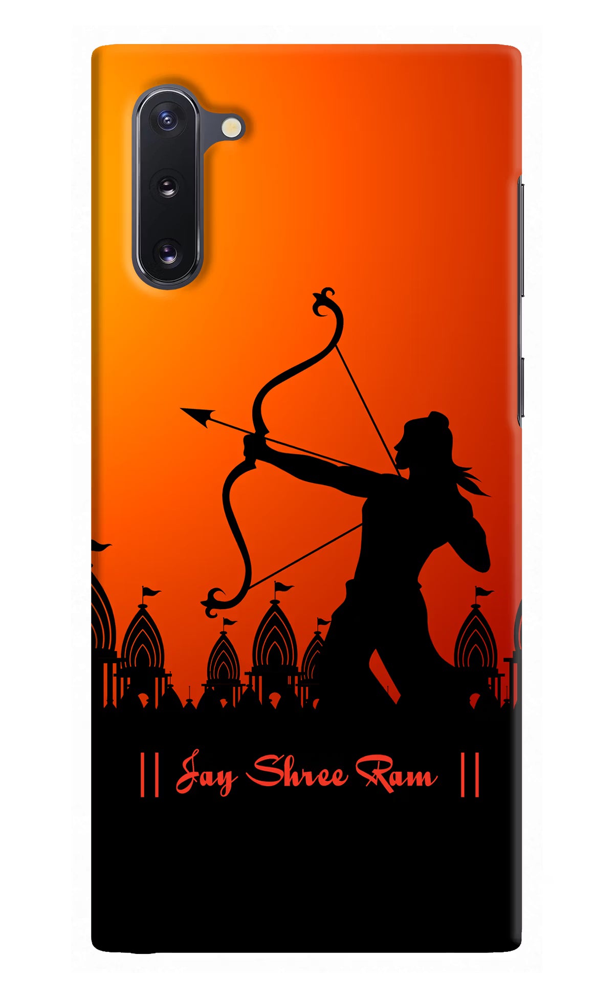 Lord Ram - 4 Samsung Note 10 Back Cover - Lord Ram - 4 Samsung Note 10 Hard Case Back Cover by Casekaro Lord Ram - 4 Samsung Note 10 Hard Case Back Cover by Casekaro