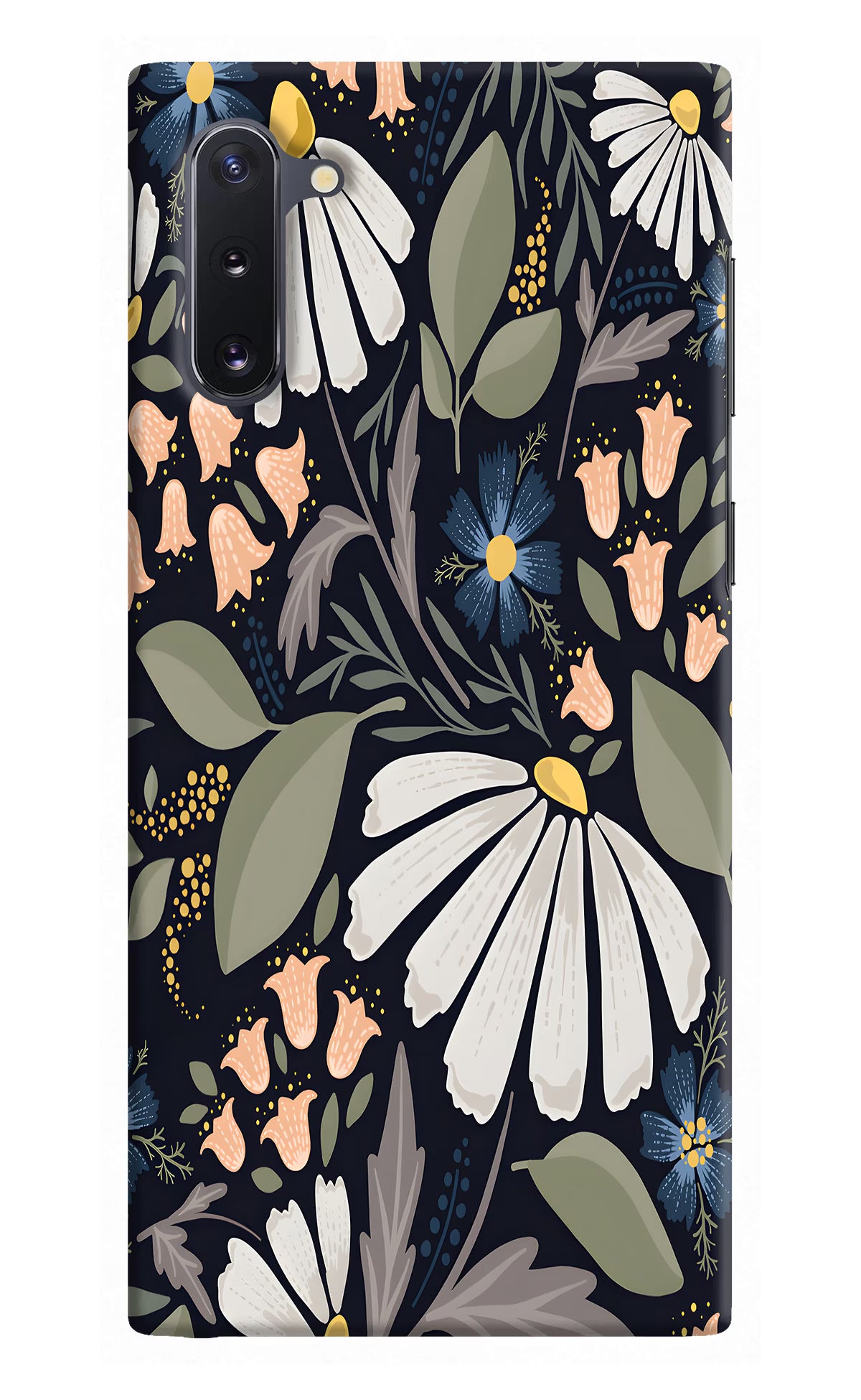 Flowers Art Samsung Note 10 Back Cover - Flowers Art Samsung Note 10 Hard Case Back Cover by Casekaro Flowers Art Samsung Note 10 Hard Case Back Cover by Casekaro