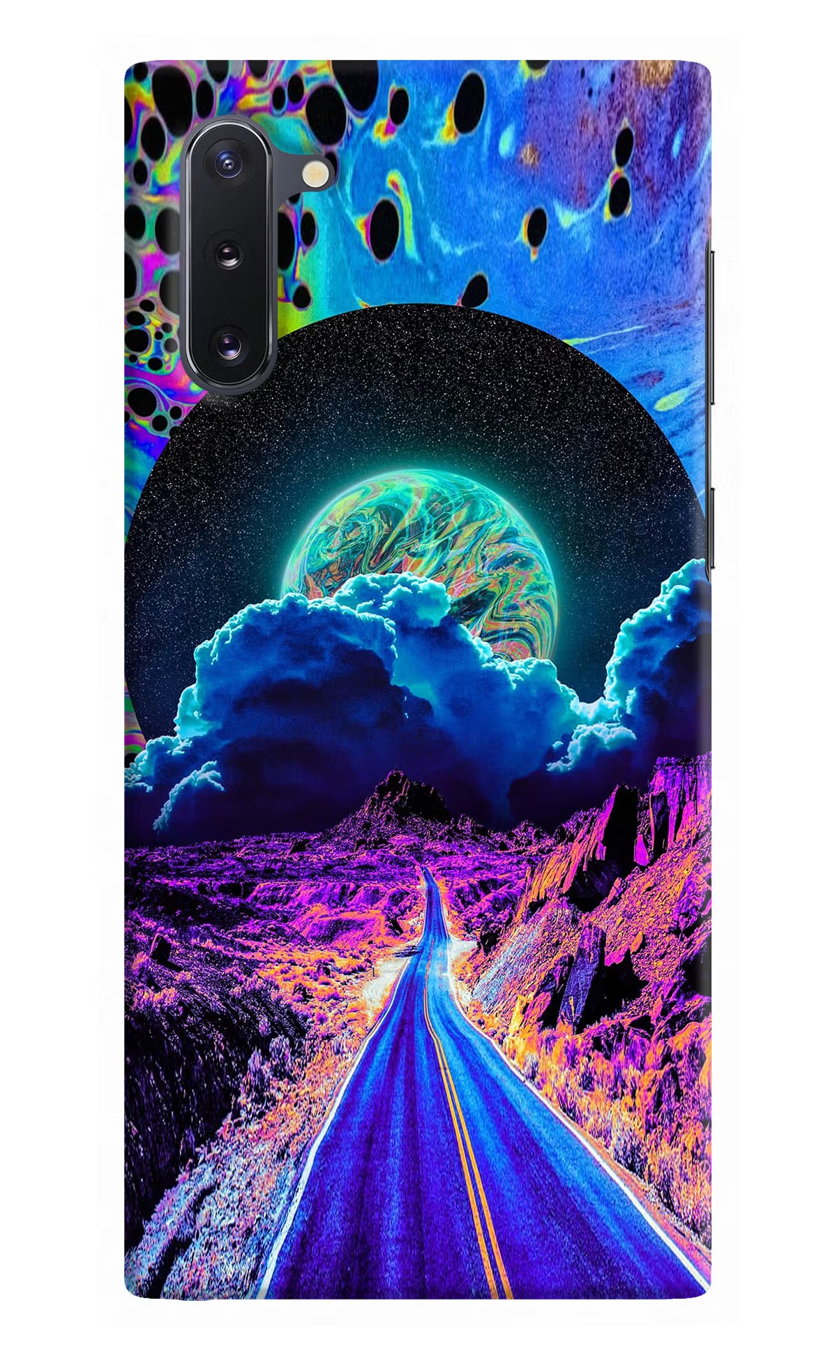 Psychedelic Painting Samsung Note 10 Back Cover - Psychedelic Painting Samsung Note 10 Hard Case Back Cover by Casekaro Psychedelic Painting Samsung Note 10 Hard Case Back Cover by Casekaro