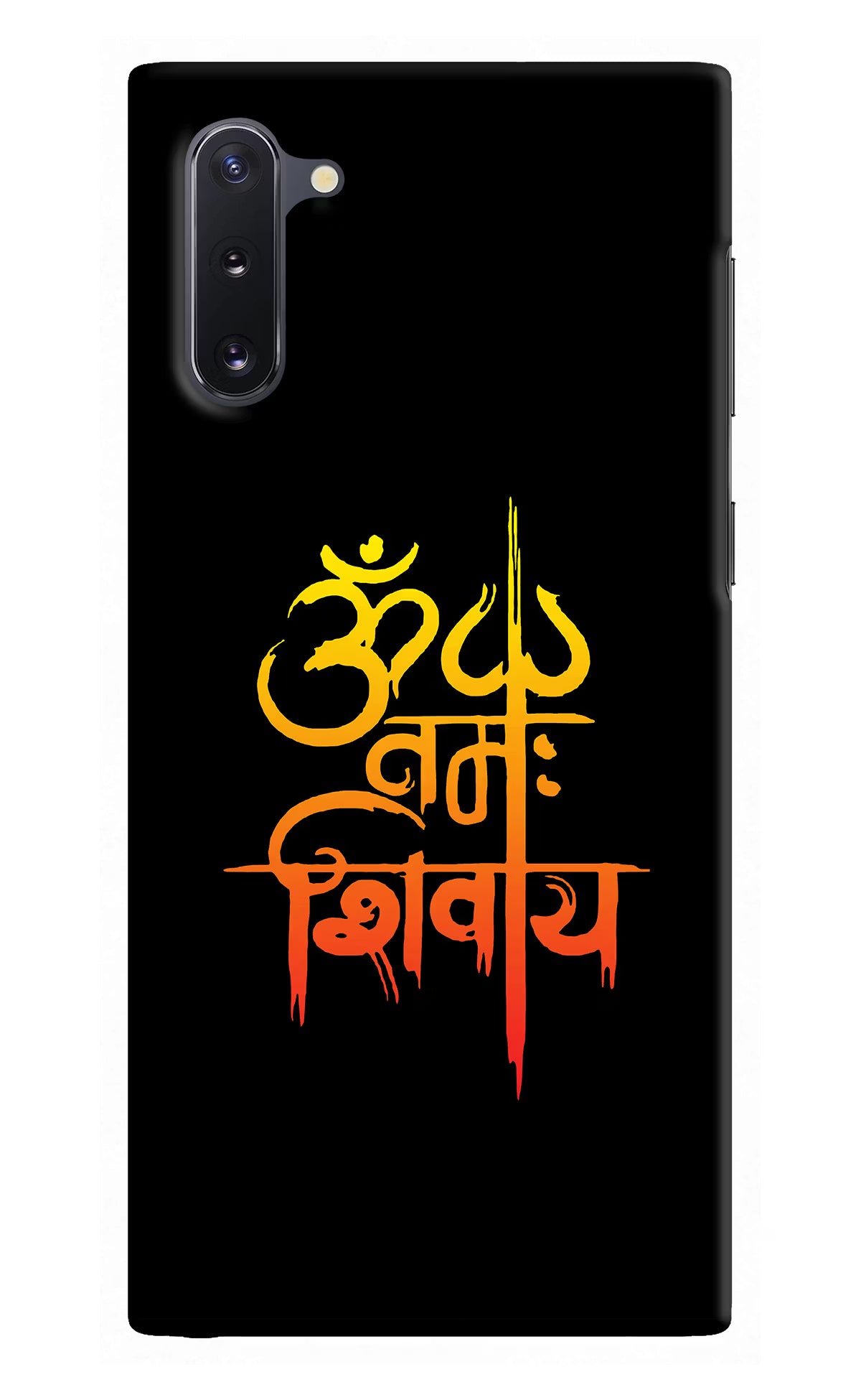 Om Namah Shivay Samsung Note 10 Back Cover - Om Namah Shivay Samsung Note 10 Hard Case Back Cover by Casekaro Om Namah Shivay Samsung Note 10 Hard Case Back Cover by Casekaro