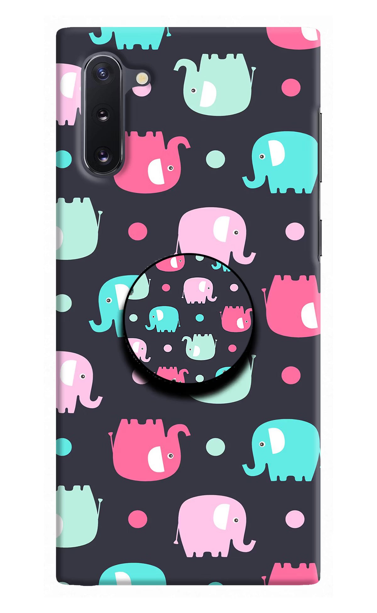 Baby Elephants Samsung Note 10 Pop Case - Baby Elephants Samsung Note 10 Pop Case by Casekaro Baby Elephants Samsung Note 10 Pop Case by Casekaro