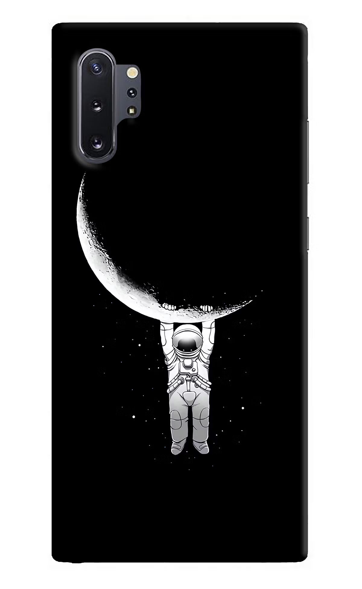 Moon Space Samsung Note 10 Plus Back Cover - Moon Space Samsung Note 10 Plus Hard Case Back Cover by Casekaro Moon Space Samsung Note 10 Plus Hard Case Back Cover by Casekaro