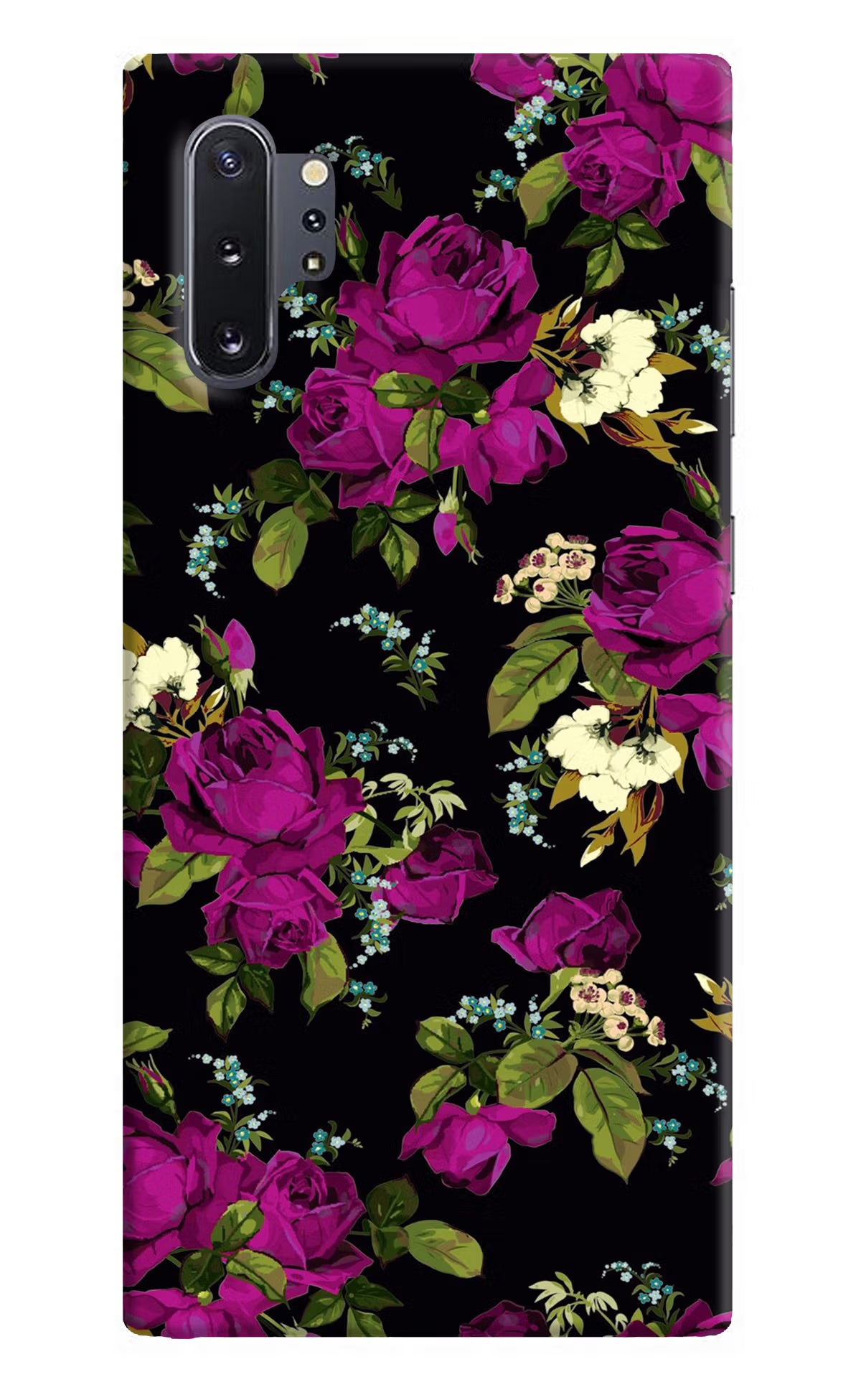 Flowers Samsung Note 10 Plus Back Cover - Flowers Samsung Note 10 Plus Hard Case Back Cover by Casekaro Flowers Samsung Note 10 Plus Hard Case Back Cover by Casekaro
