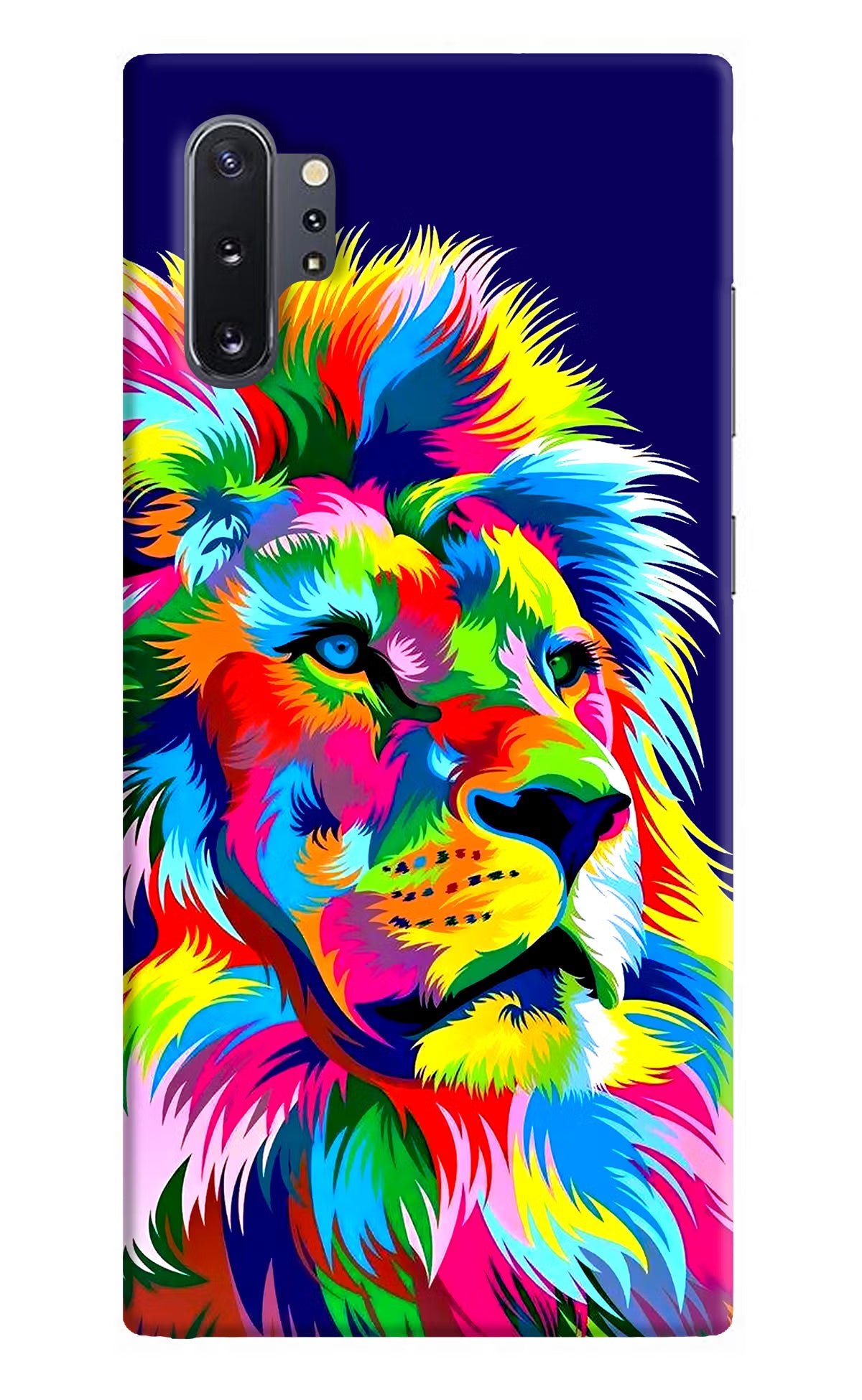 Vector Art Lion Samsung Note 10 Plus Back Cover - Vector Art Lion Samsung Note 10 Plus Hard Case Back Cover by Casekaro Vector Art Lion Samsung Note 10 Plus Hard Case Back Cover by Casekaro
