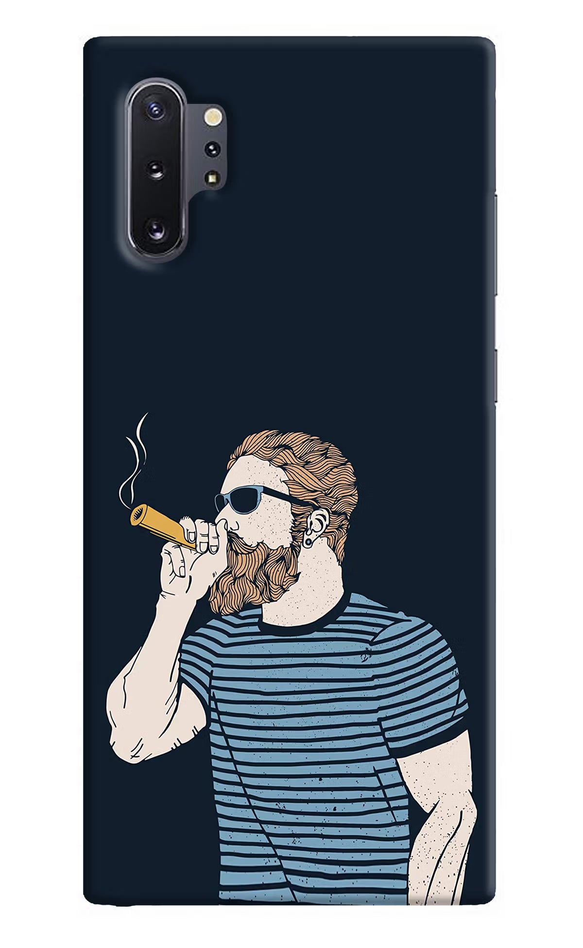 Smoking Samsung Note 10 Plus Back Cover - Smoking Samsung Note 10 Plus Hard Case Back Cover by Casekaro Smoking Samsung Note 10 Plus Hard Case Back Cover by Casekaro