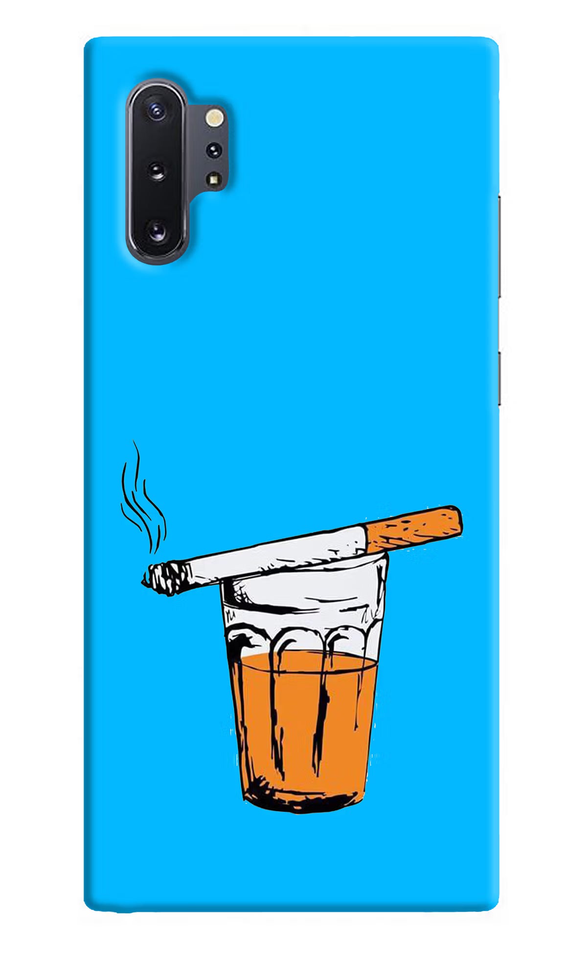 Chai Sutta Samsung Note 10 Plus Back Cover - Chai Sutta Samsung Note 10 Plus Hard Case Back Cover by Casekaro Chai Sutta Samsung Note 10 Plus Hard Case Back Cover by Casekaro