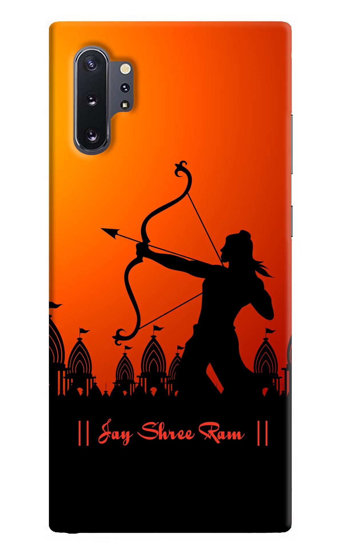 Lord Ram - 4 Samsung Note 10 Plus Back Cover - Lord Ram - 4 Samsung Note 10 Plus Hard Case Back Cover by Casekaro Lord Ram - 4 Samsung Note 10 Plus Hard Case Back Cover by Casekaro