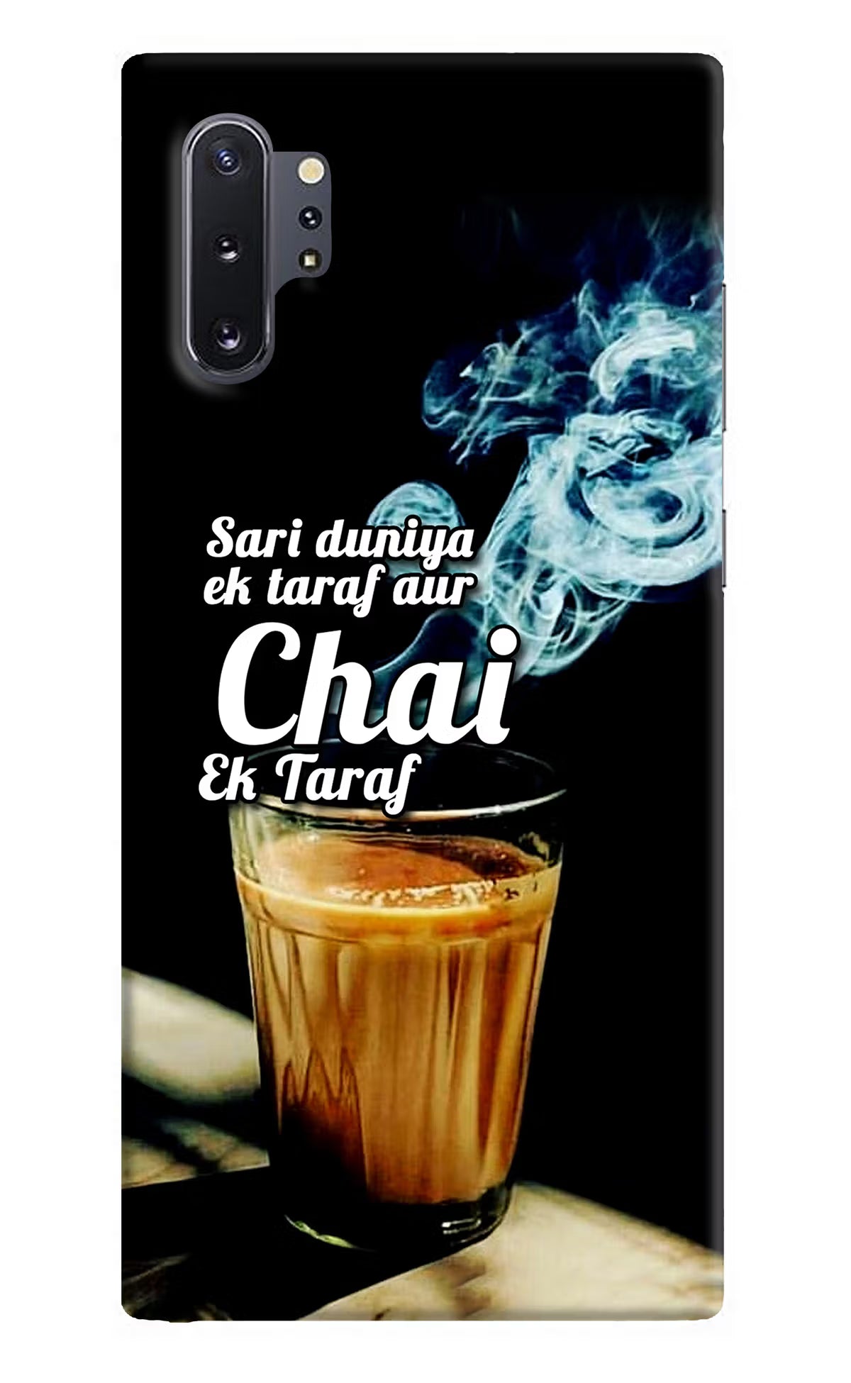 Chai Ek Taraf Quote Samsung Note 10 Plus Back Cover - Chai Ek Taraf Quote Samsung Note 10 Plus Hard Case Back Cover by Casekaro Chai Ek Taraf Quote Samsung Note 10 Plus Hard Case Back Cover by Casekaro