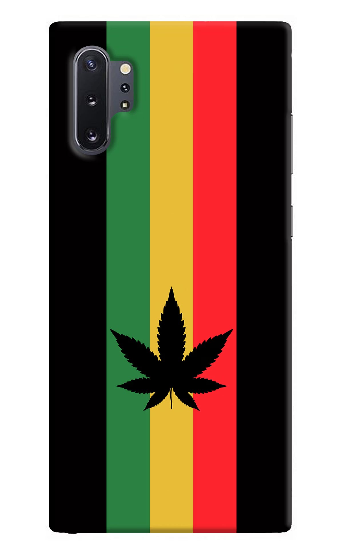 Weed Flag Samsung Note 10 Plus Back Cover - Weed Flag Samsung Note 10 Plus Hard Case Back Cover by Casekaro Weed Flag Samsung Note 10 Plus Hard Case Back Cover by Casekaro
