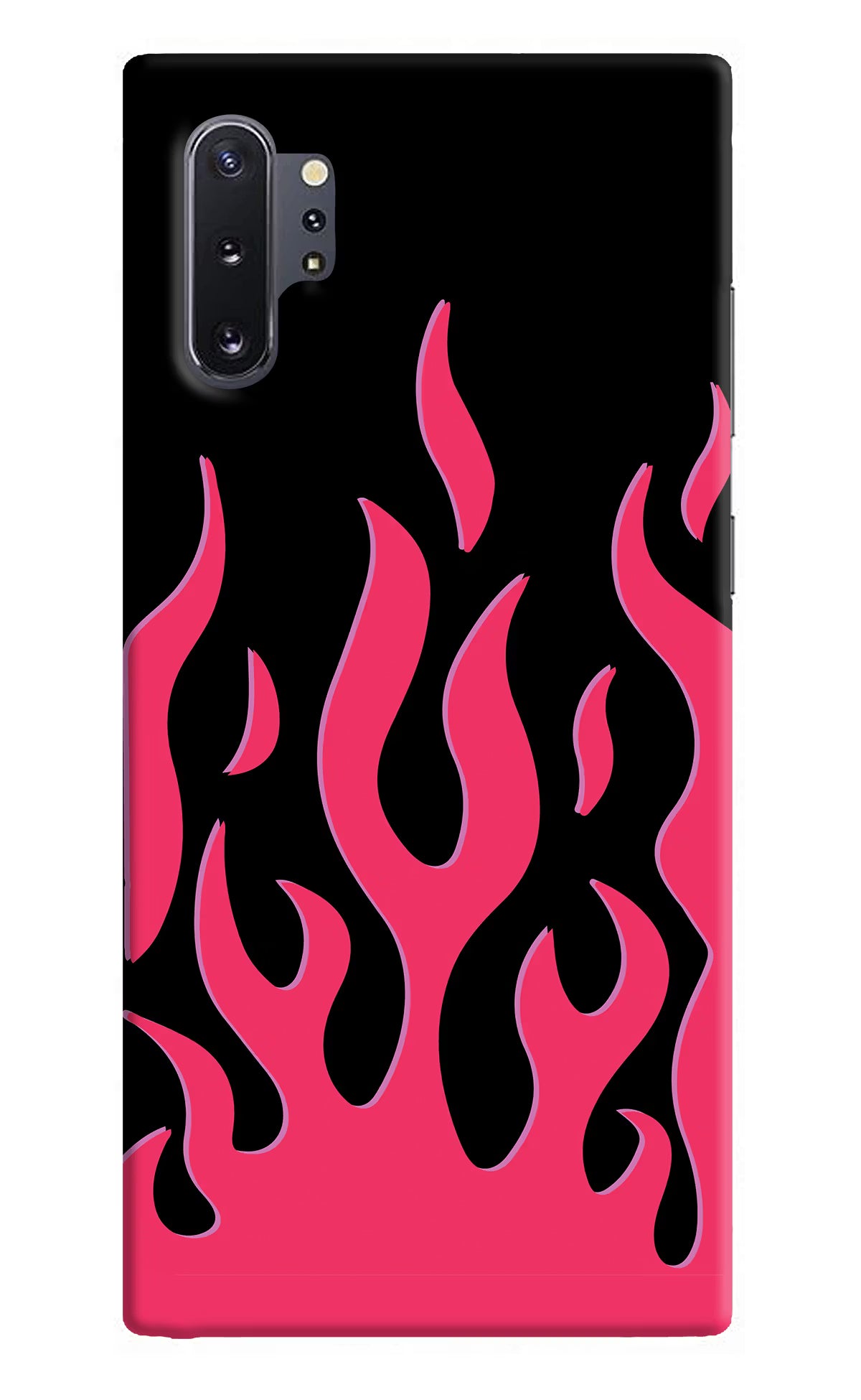 Fire Flames Samsung Note 10 Plus Back Cover - Fire Flames Samsung Note 10 Plus Hard Case Back Cover by Casekaro Fire Flames Samsung Note 10 Plus Hard Case Back Cover by Casekaro
