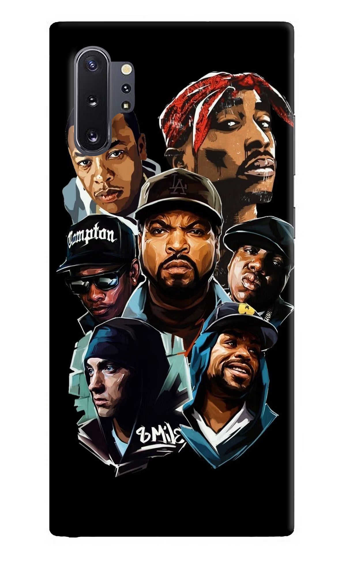 Rappers Samsung Note 10 Plus Back Cover - Rappers Samsung Note 10 Plus Hard Case Back Cover by Casekaro Rappers Samsung Note 10 Plus Hard Case Back Cover by Casekaro