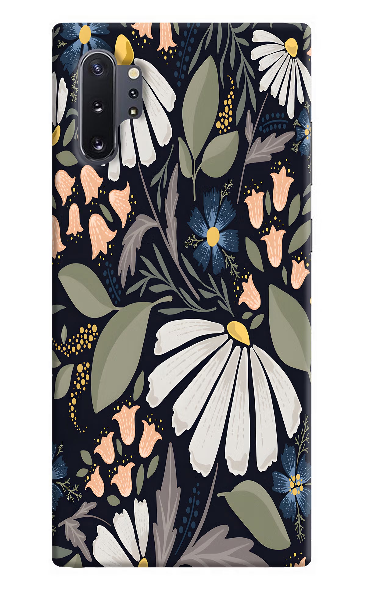 Flowers Art Samsung Note 10 Plus Back Cover - Flowers Art Samsung Note 10 Plus Hard Case Back Cover by Casekaro Flowers Art Samsung Note 10 Plus Hard Case Back Cover by Casekaro