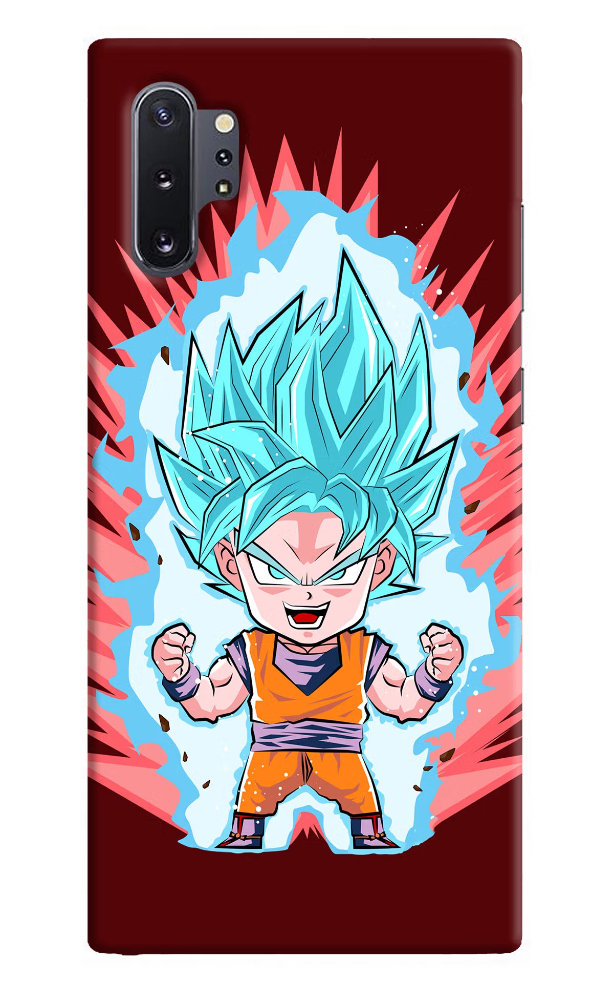 Goku Little Samsung Note 10 Plus Back Cover - Goku Little Samsung Note 10 Plus Hard Case Back Cover by Casekaro Goku Little Samsung Note 10 Plus Hard Case Back Cover by Casekaro