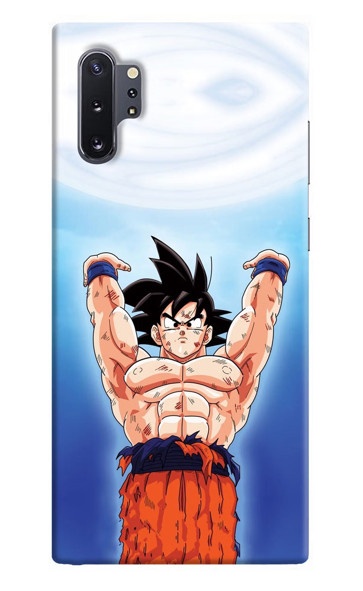Goku Power Samsung Note 10 Plus Back Cover - Goku Power Samsung Note 10 Plus Hard Case Back Cover by Casekaro Goku Power Samsung Note 10 Plus Hard Case Back Cover by Casekaro