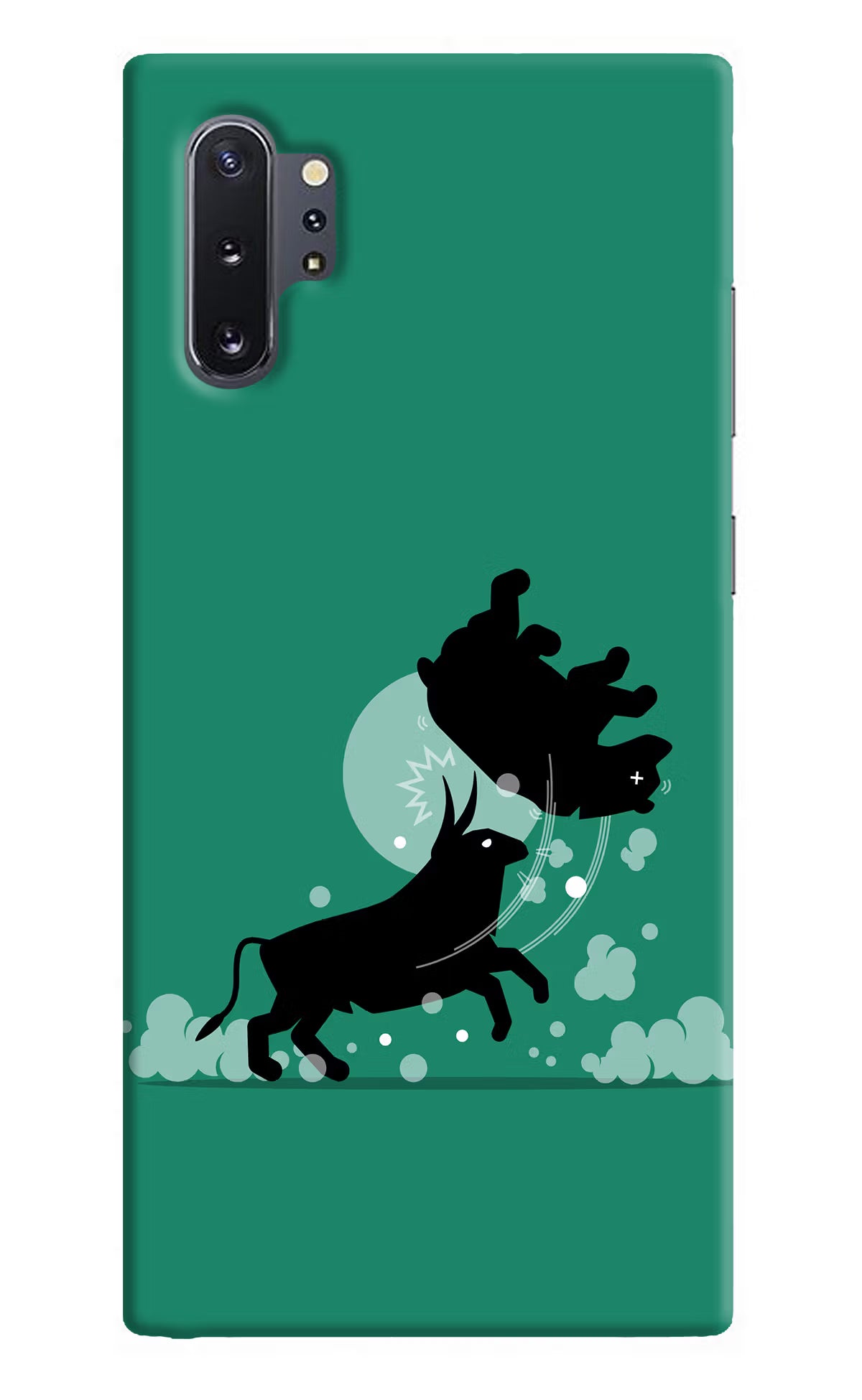 Bull Conqueror Samsung Note 10 Plus Back Cover - Bull Conqueror Samsung Note 10 Plus Hard Case Back Cover by Casekaro Bull Conqueror Samsung Note 10 Plus Hard Case Back Cover by Casekaro