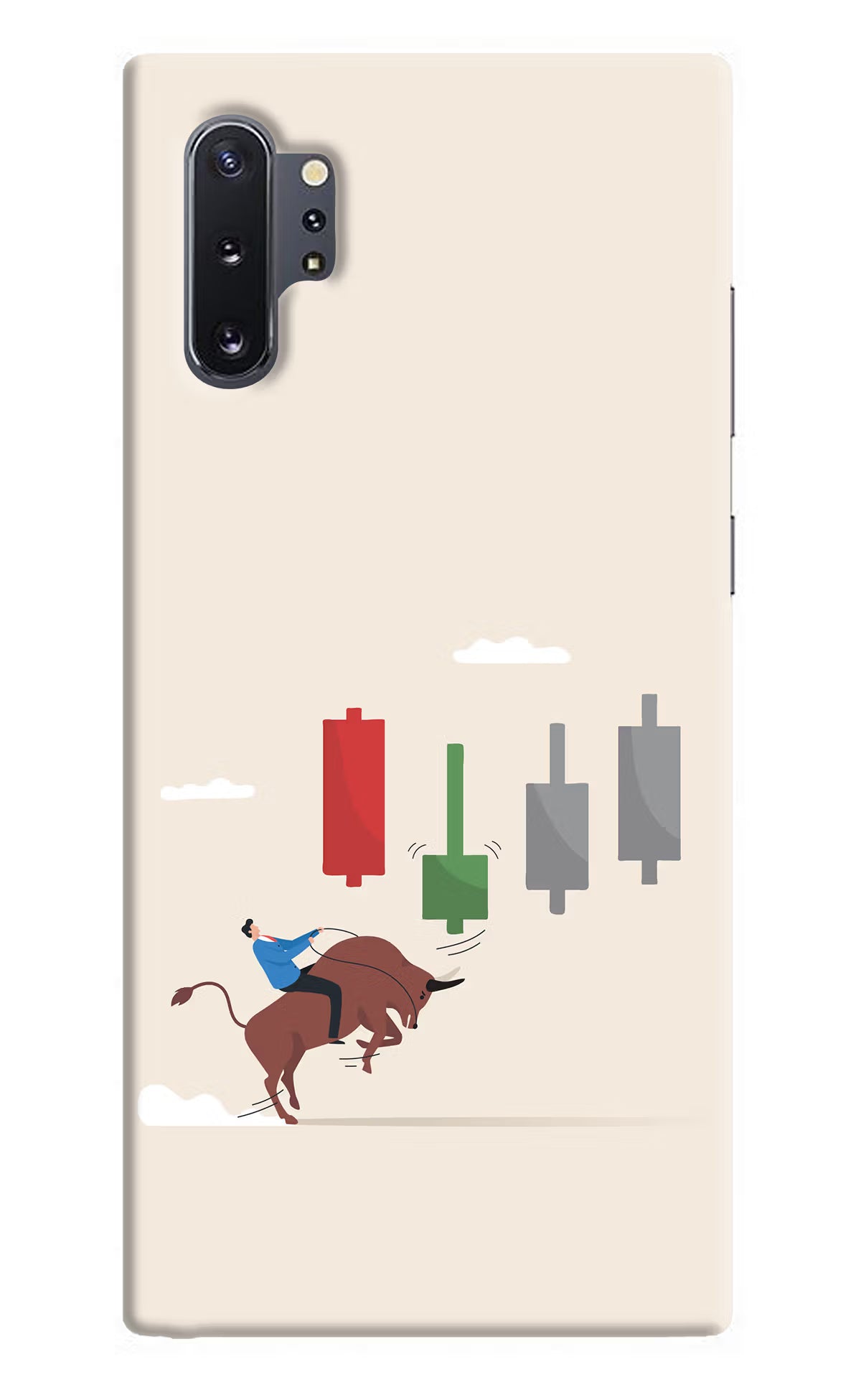 Bull Trading Momentum Samsung Note 10 Plus Back Cover - Bull Trading Momentum Samsung Note 10 Plus Hard Case Back Cover by Casekaro Bull Trading Momentum Samsung Note 10 Plus Hard Case Back Cover by Casekaro