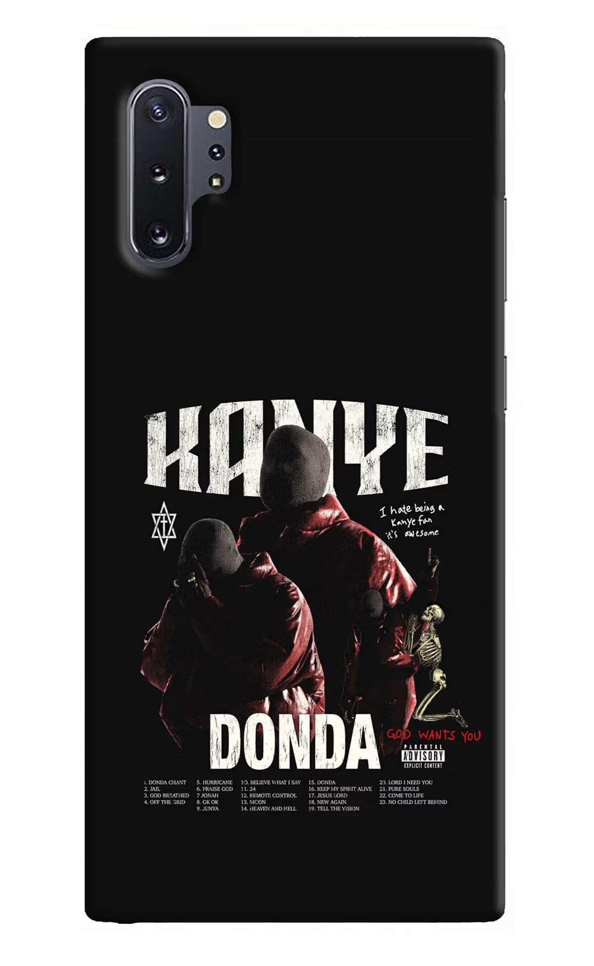 Donda Kanye West Samsung Note 10 Plus Back Cover - Donda Kanye West Samsung Note 10 Plus Hard Case Back Cover by Casekaro Donda Kanye West Samsung Note 10 Plus Hard Case Back Cover by Casekaro