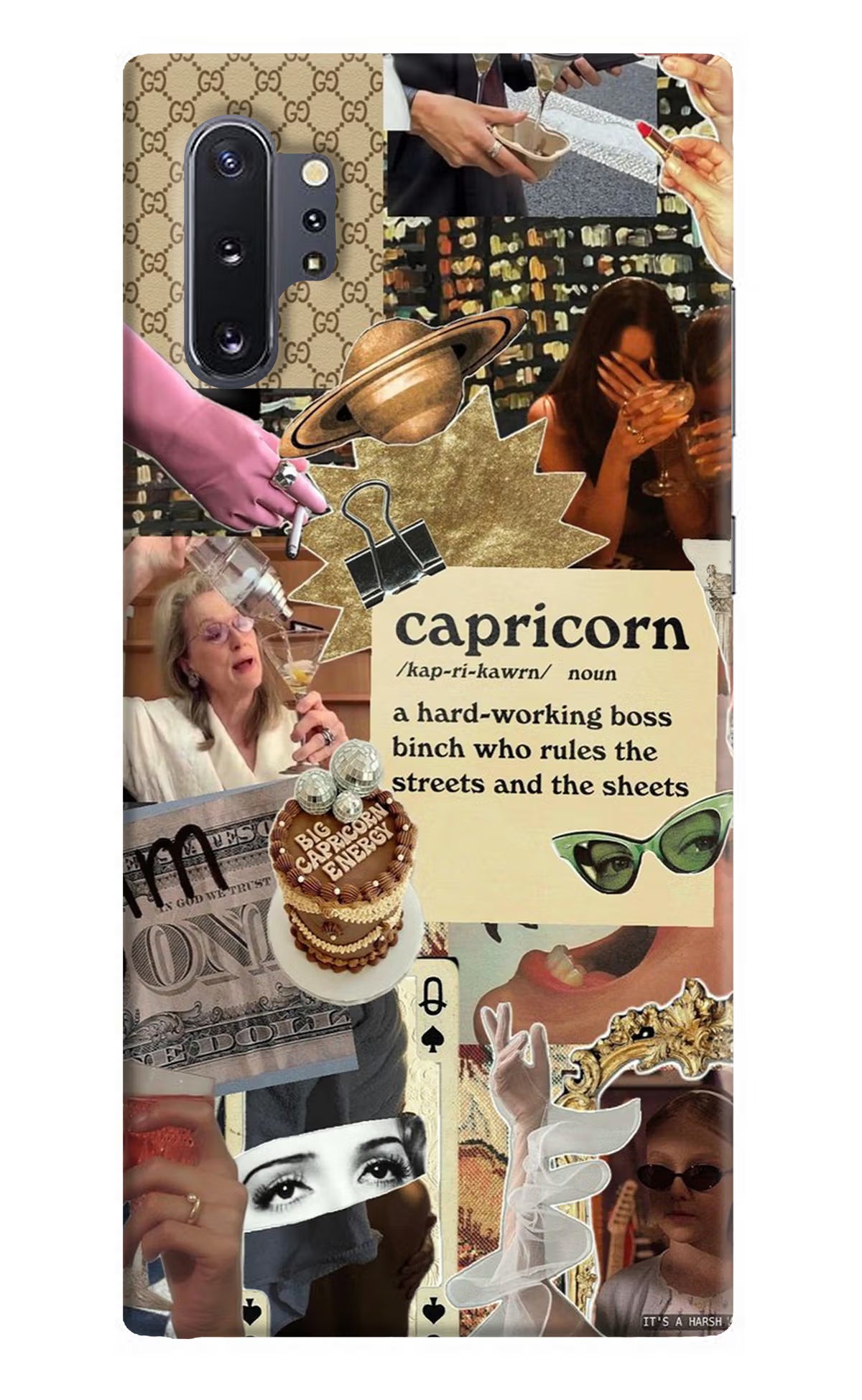 Capricorn Zodiac Samsung Note 10 Plus Back Cover - Capricorn Zodiac Samsung Note 10 Plus Hard Case Back Cover by Casekaro Capricorn Zodiac Samsung Note 10 Plus Hard Case Back Cover by Casekaro