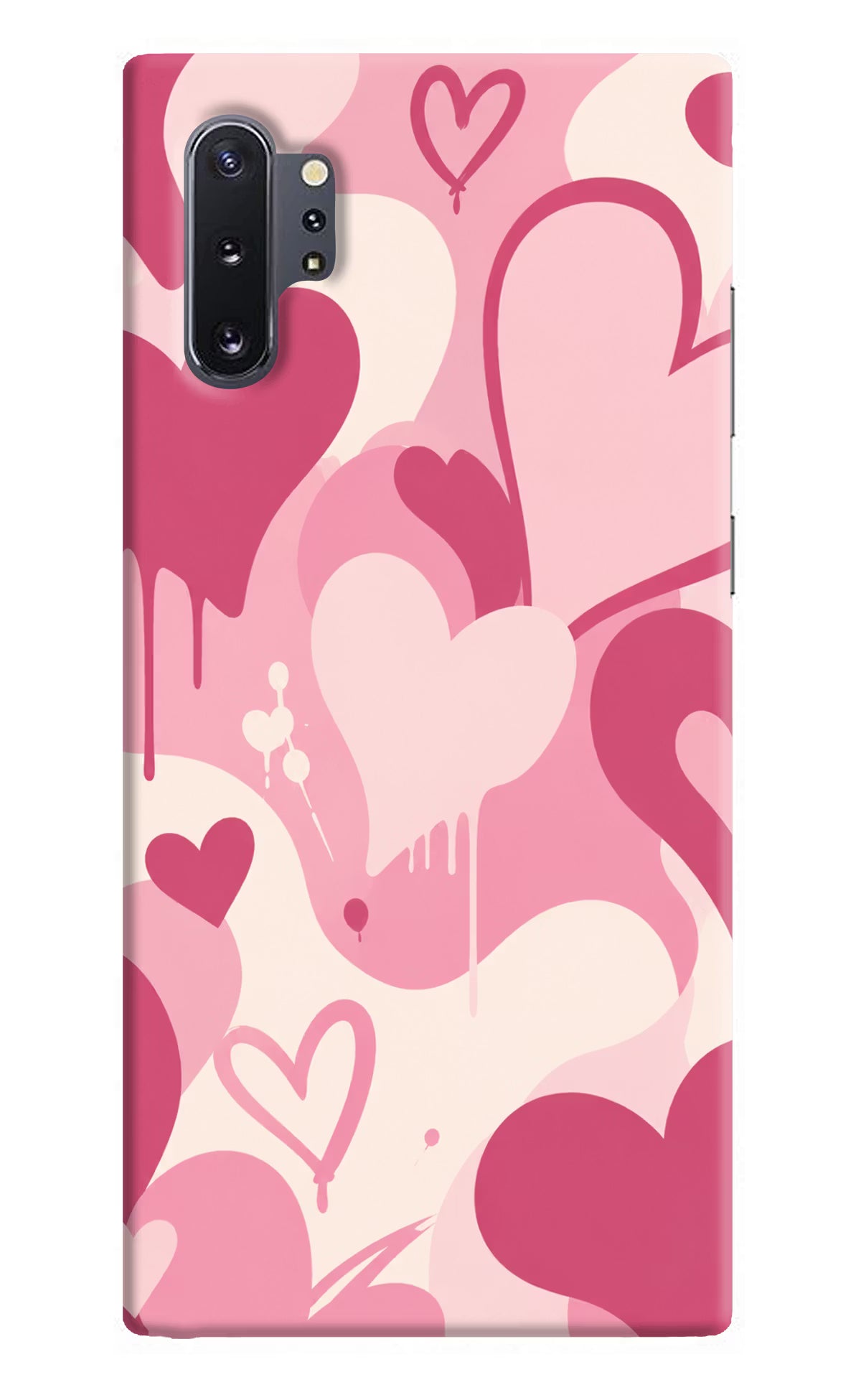 Hearty case Samsung Note 10 Plus Back Cover - Hearty case Samsung Note 10 Plus Hard Case Back Cover by Casekaro Hearty case Samsung Note 10 Plus Hard Case Back Cover by Casekaro