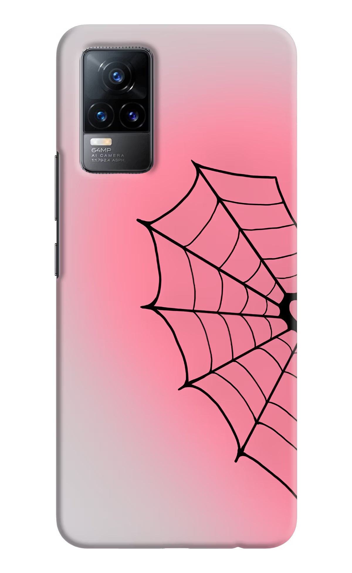 Pink Web Vivo Y73/V21E 4G Back Cover - Pink Web Vivo Y73/V21E 4G Back Cover Pink Web Vivo Y73/V21E 4G Back Cover