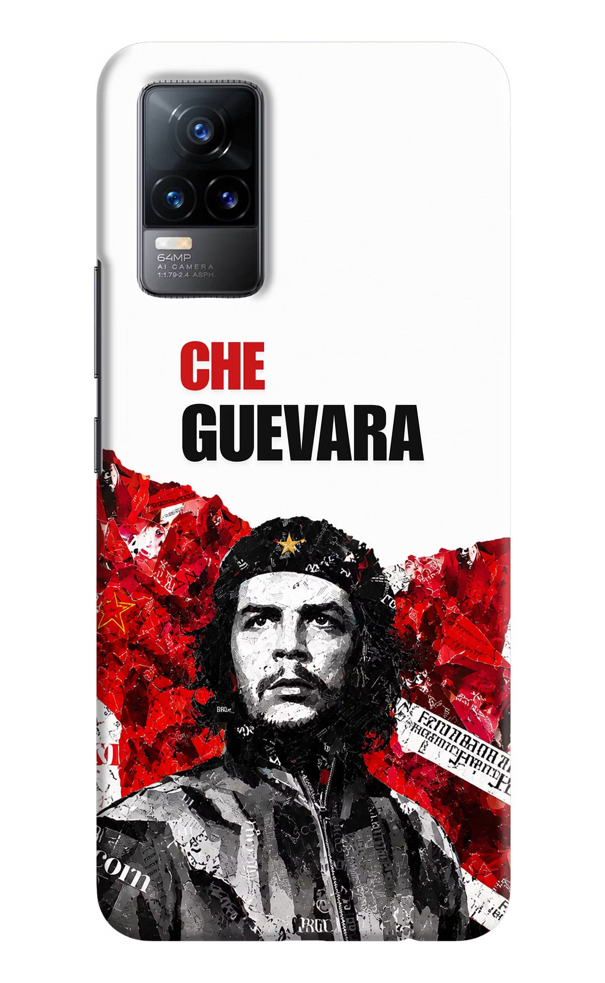 Che Guevara Revolution Vivo Y73/V21E 4G Back Cover - Che Guevara Revolution Vivo Y73/V21E 4G Back Cover Che Guevara Revolution Vivo Y73/V21E 4G Back Cover