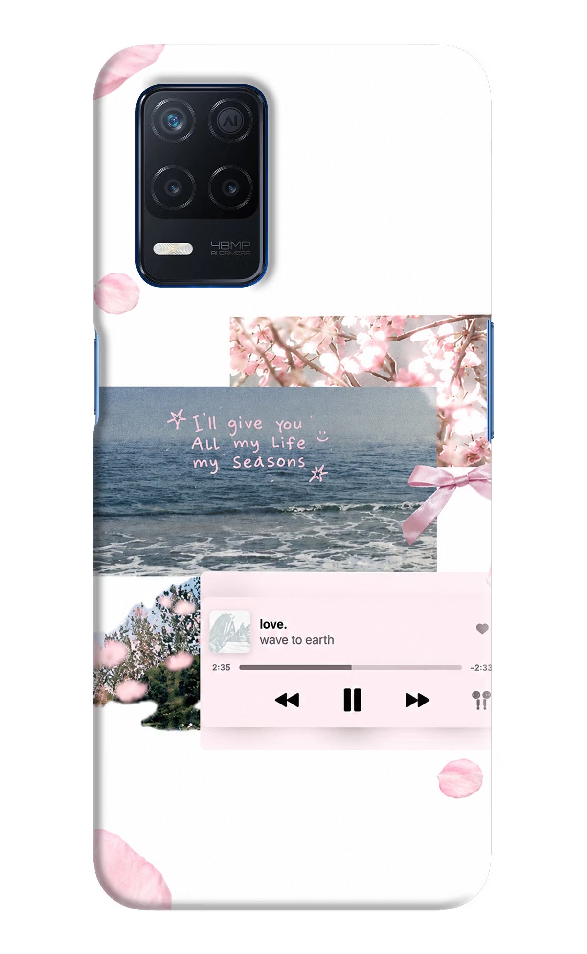 Wave to earth Realme Narzo 30 5G Back Cover - Wave to earth Realme Narzo 30 5G Back Cover Wave to earth Realme Narzo 30 5G Back Cover