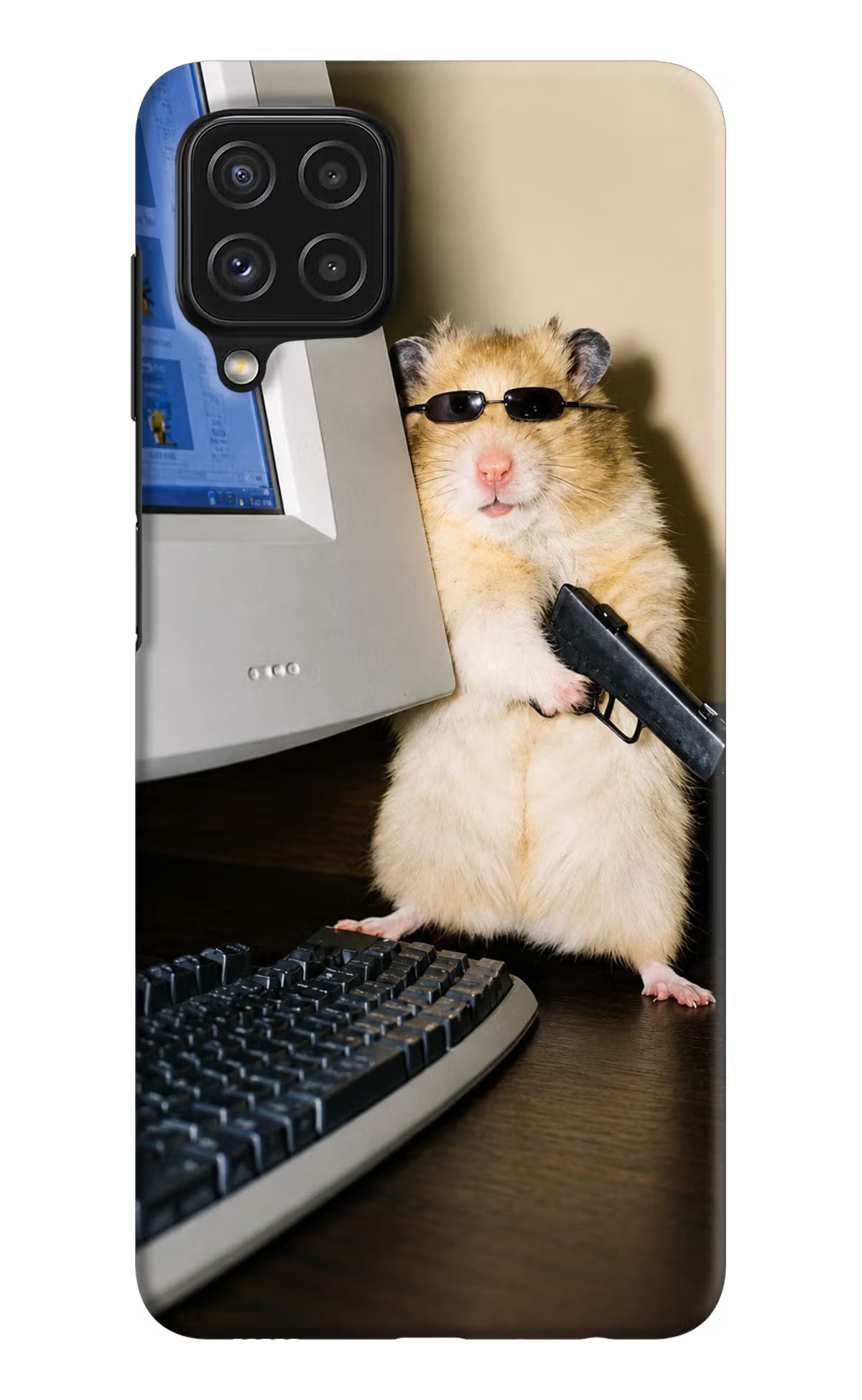Hacker Hamster Samsung M32 Back Cover - Hacker Hamster Samsung M32 Back Cover Hacker Hamster Samsung M32 Back Cover