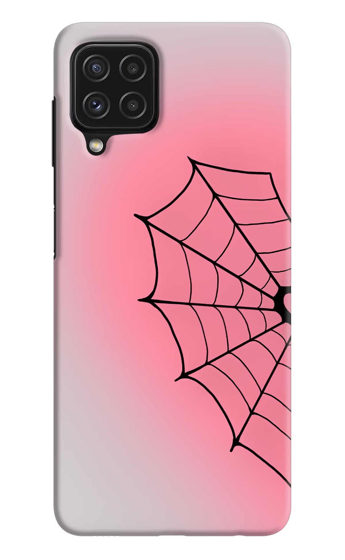 Pink Web Samsung A22 4G Back Cover - Pink Web Samsung A22 4G Back Cover Pink Web Samsung A22 4G Back Cover