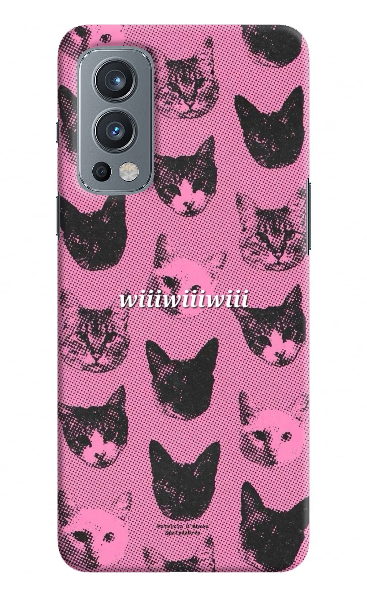 Pink Cats OnePlus Nord 2 5G Back Cover - Pink Cats OnePlus Nord 2 5G Back Cover Pink Cats OnePlus Nord 2 5G Back Cover