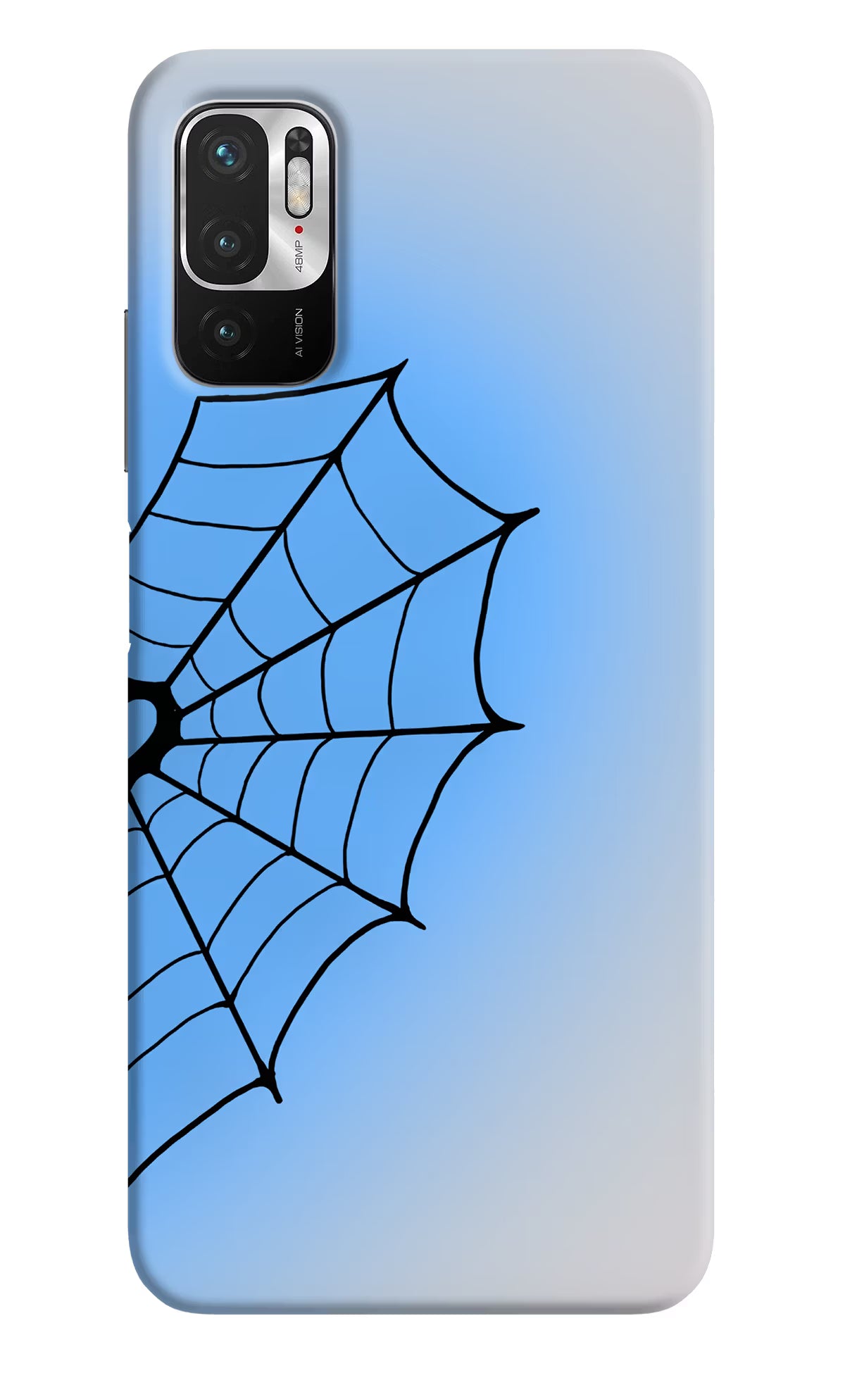 Blue Web Redmi Note 10T 5G Back Cover - Blue Web Redmi Note 10T 5G Back Cover Blue Web Redmi Note 10T 5G Back Cover