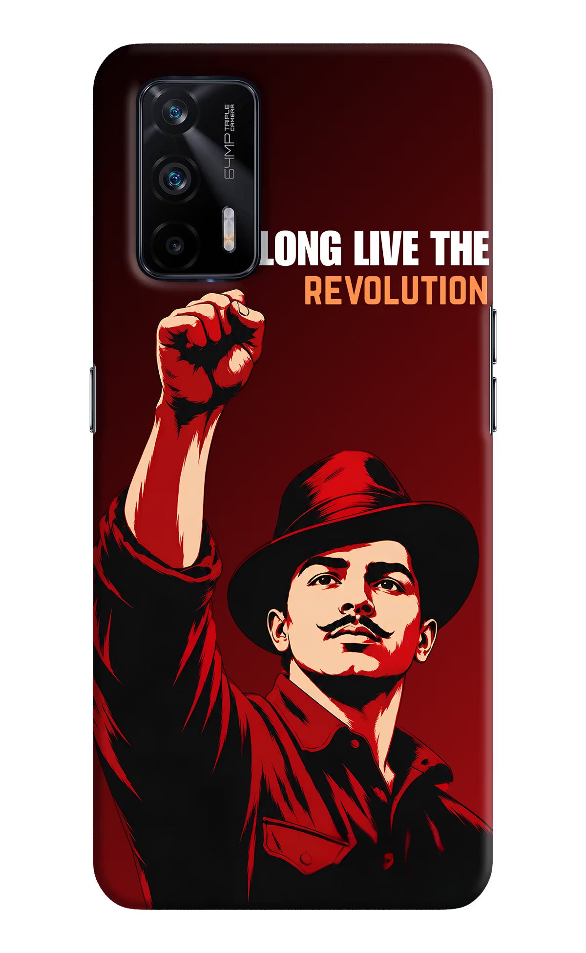 Bhagat Singh Revolution Realme X7 Max Back Cover - Bhagat Singh Revolution Realme X7 Max Back Cover Bhagat Singh Revolution Realme X7 Max Back Cover