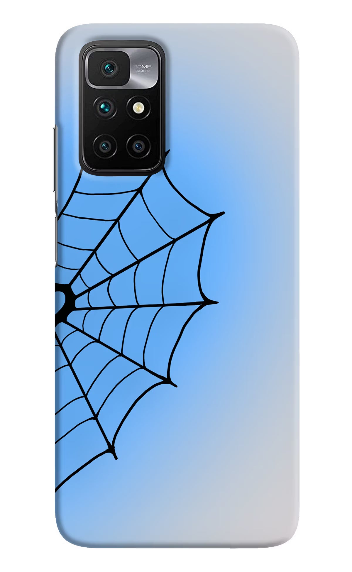 Blue Web Redmi 10 Prime Back Cover - Blue Web Redmi 10 Prime Back Cover Blue Web Redmi 10 Prime Back Cover