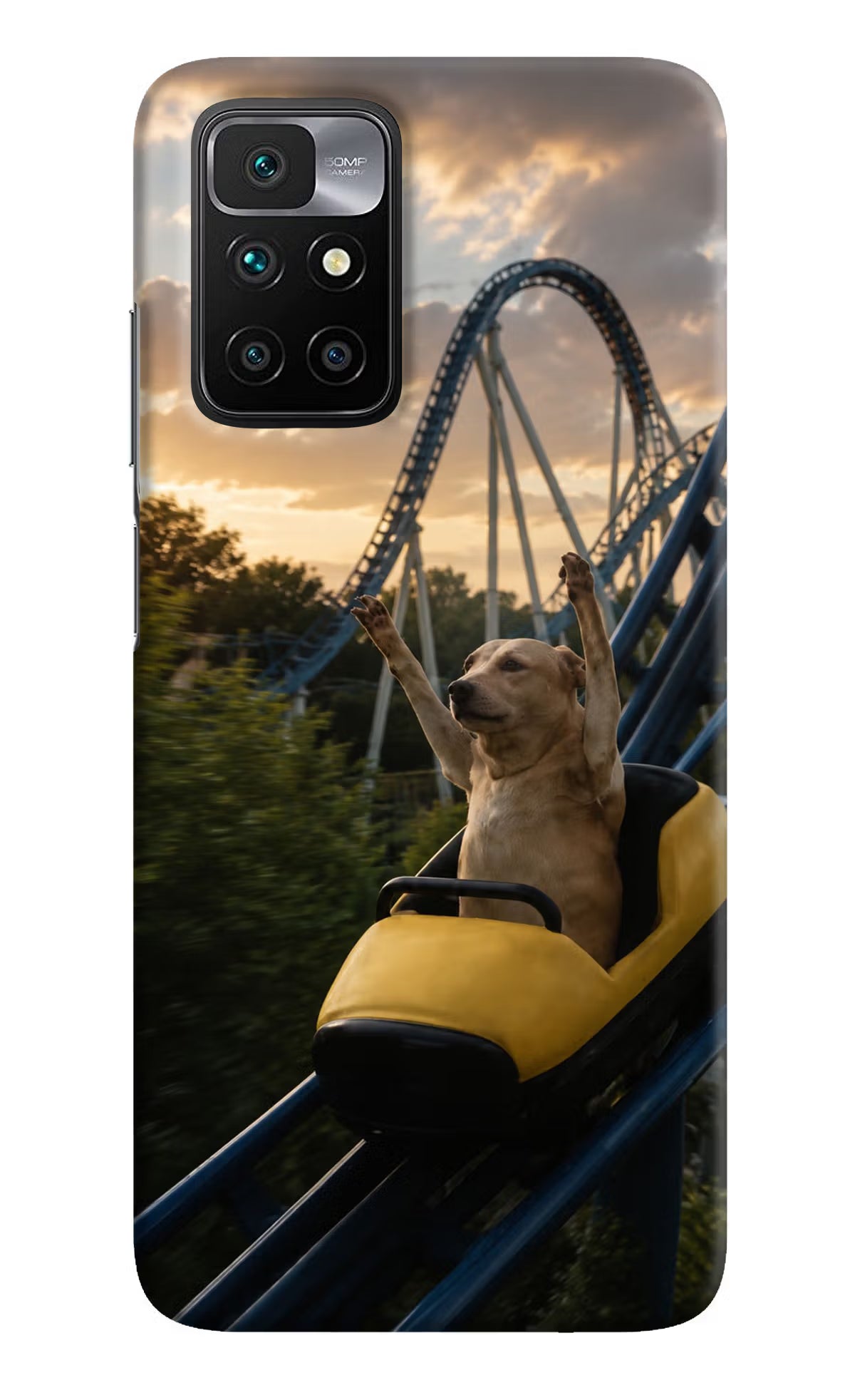 Rollercoaster Dog Redmi 10 Prime Back Cover - Rollercoaster Dog Redmi 10 Prime Back Cover Rollercoaster Dog Redmi 10 Prime Back Cover