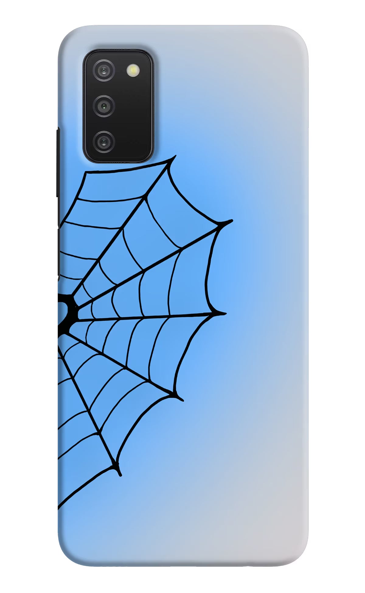 Blue Web Samsung A03s Back Cover - Blue Web Samsung A03s Back Cover Blue Web Samsung A03s Back Cover