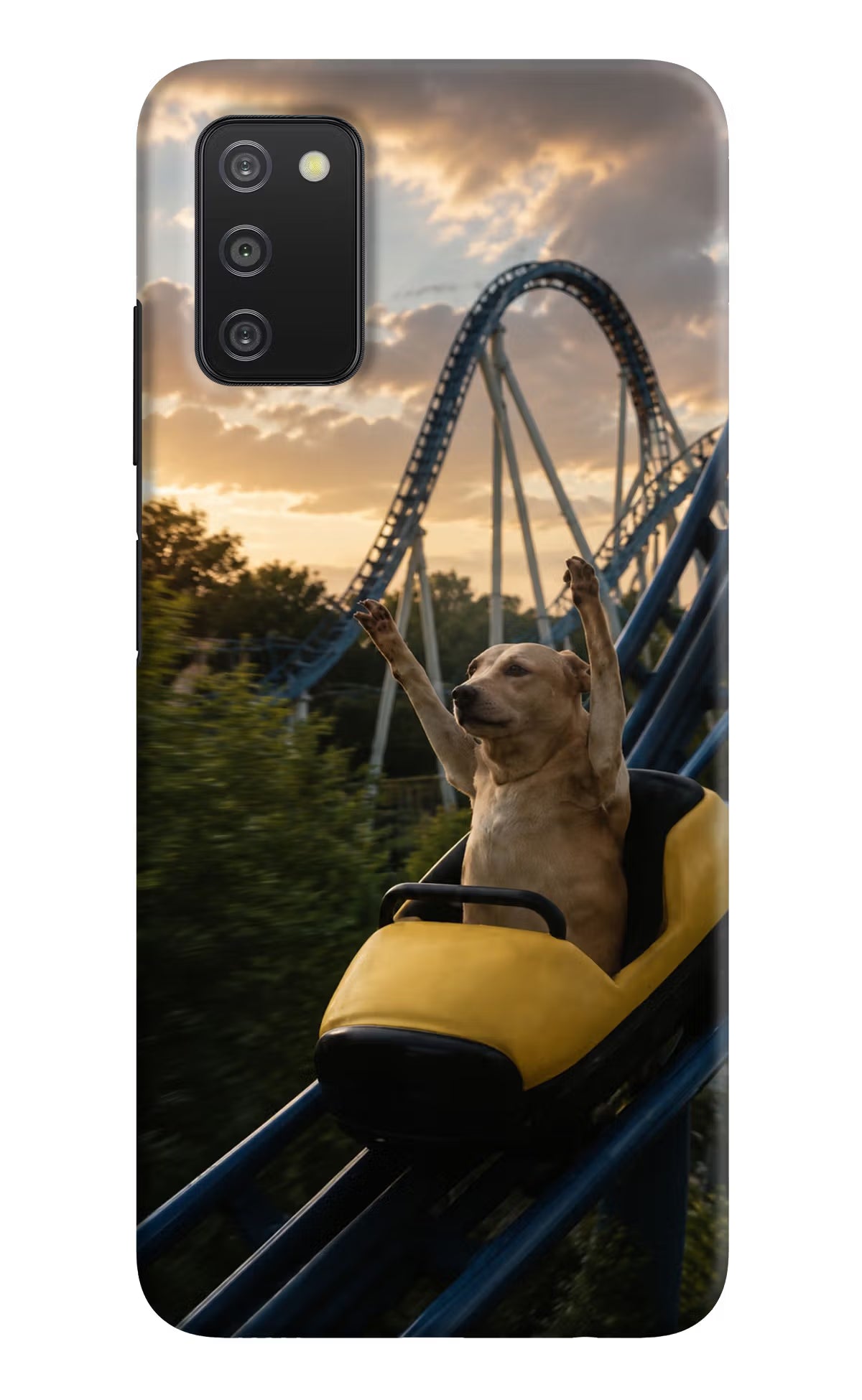Rollercoaster Dog Samsung A03s Back Cover - Rollercoaster Dog Samsung A03s Back Cover Rollercoaster Dog Samsung A03s Back Cover