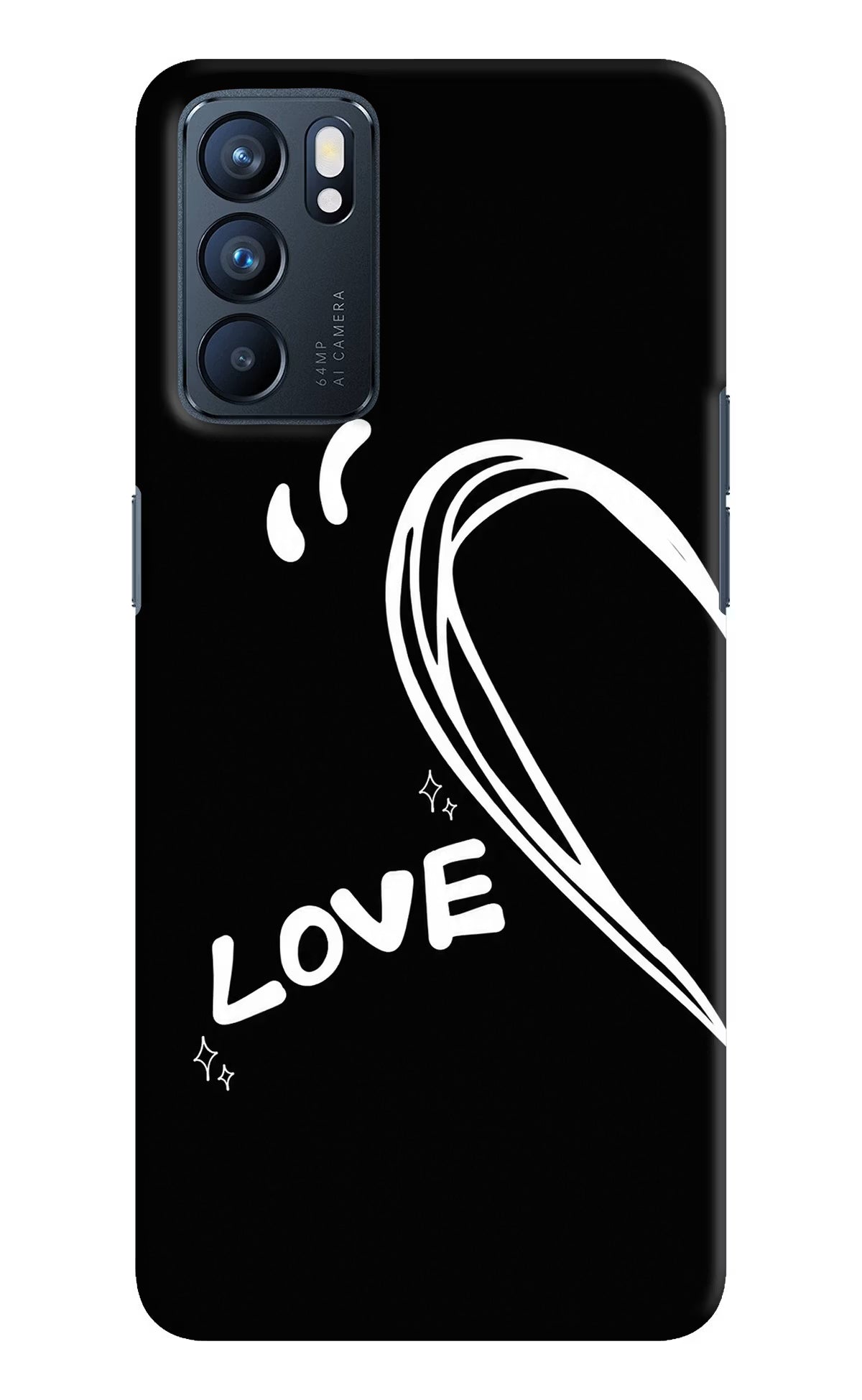 Love Line Oppo Reno6 5G Back Cover - Love Line Oppo Reno6 5G Back Cover Love Line Oppo Reno6 5G Back Cover