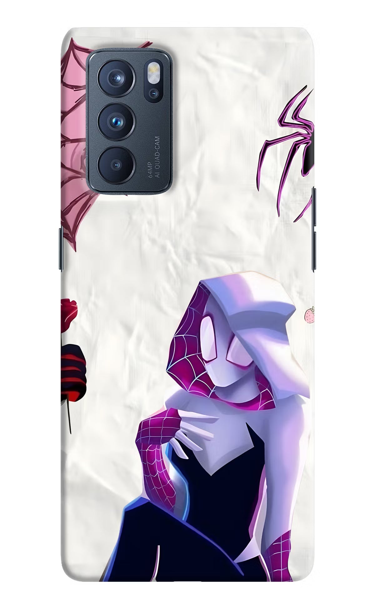 Gwen Verse Oppo Reno6 Pro 5G Back Cover - Gwen Verse Oppo Reno6 Pro 5G Back Cover Gwen Verse Oppo Reno6 Pro 5G Back Cover