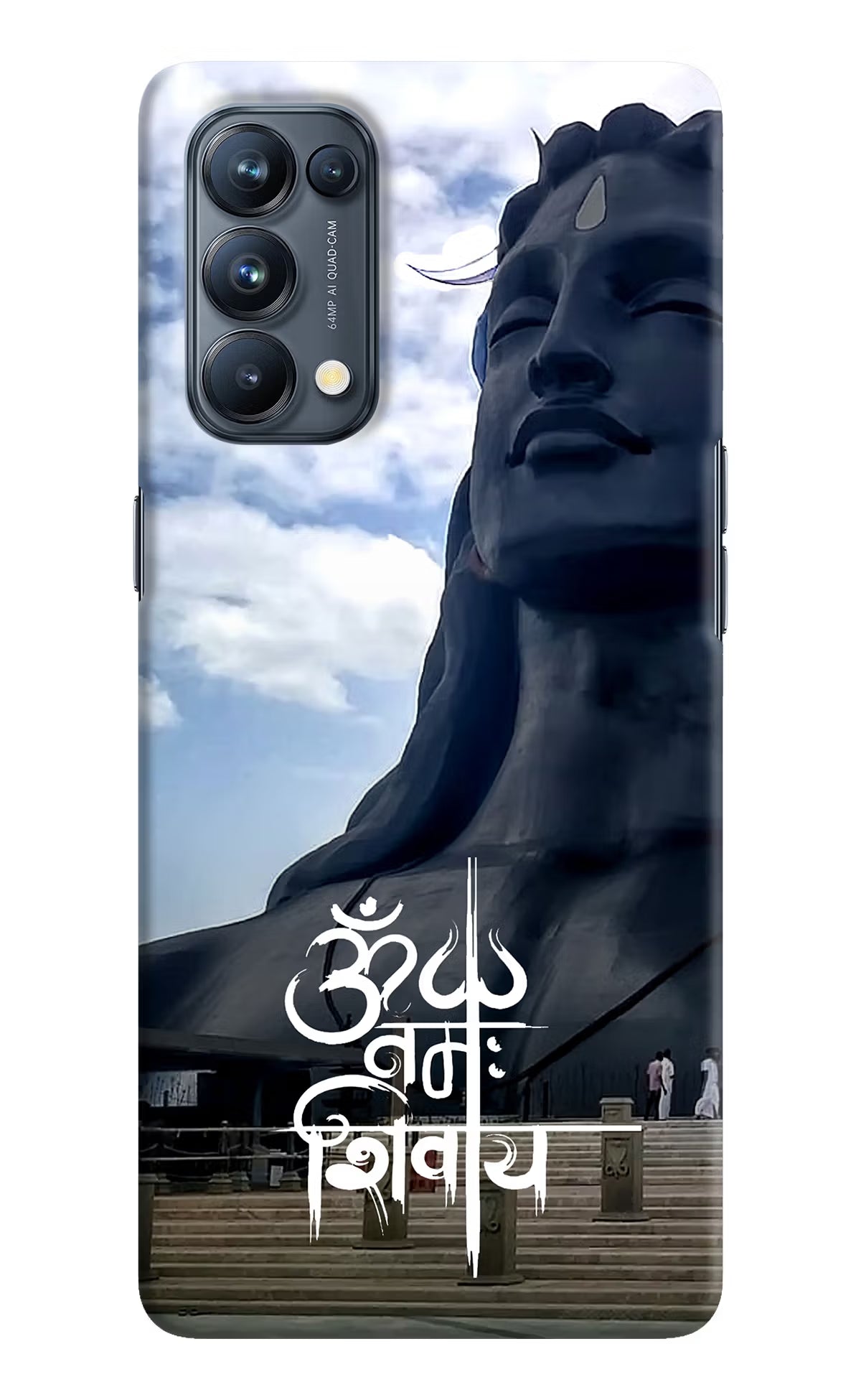Om Namah Shivay Oppo Reno5 Pro 5G Back Cover - Om Namah Shivay Oppo Reno5 Pro 5G Hard Case Back Cover by Casekaro Om Namah Shivay Oppo Reno5 Pro 5G Hard Case Back Cover by Casekaro
