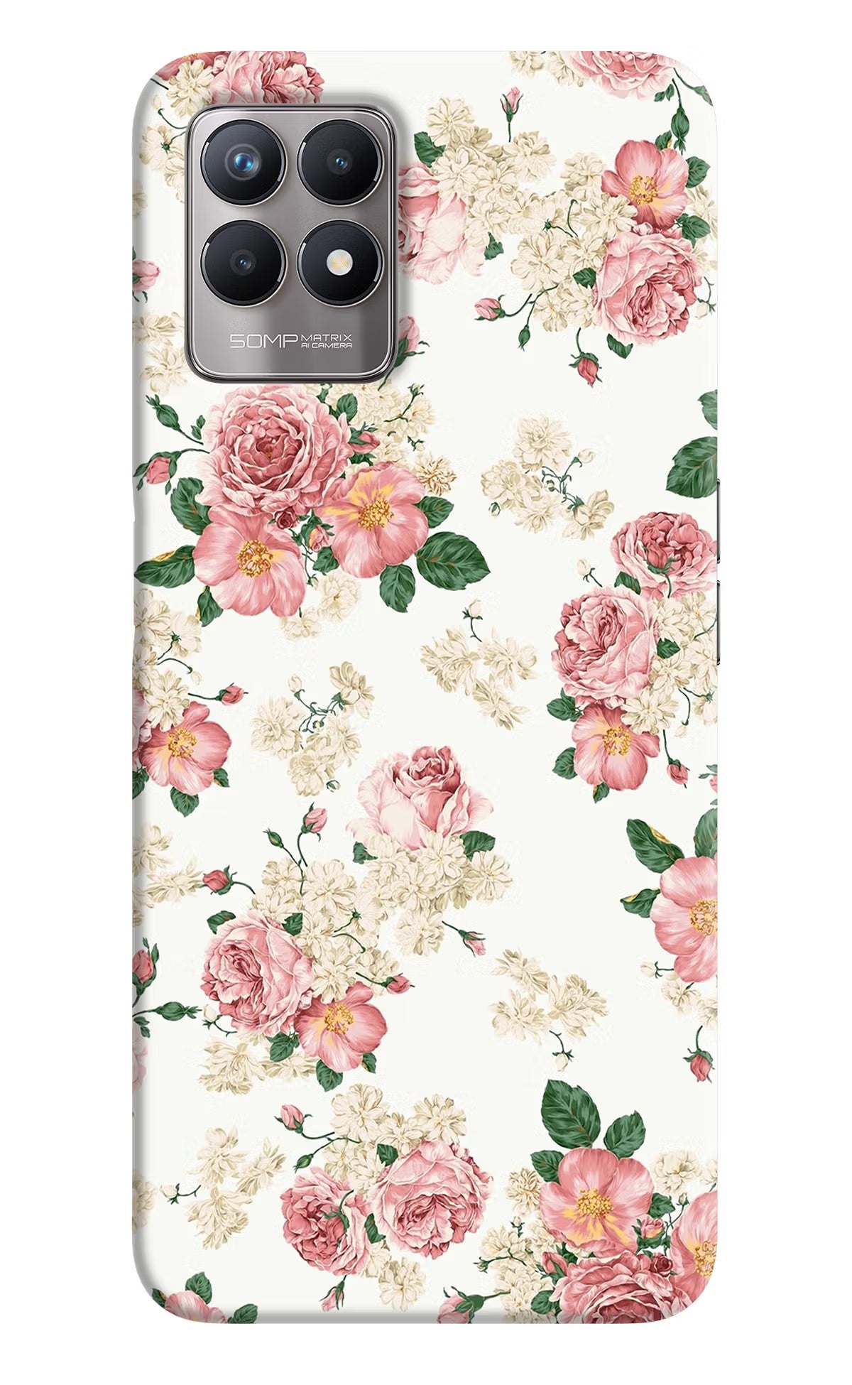 Flowers Realme 8i Back Cover - Flowers Realme 8i Back Cover Flowers Realme 8i Back Cover