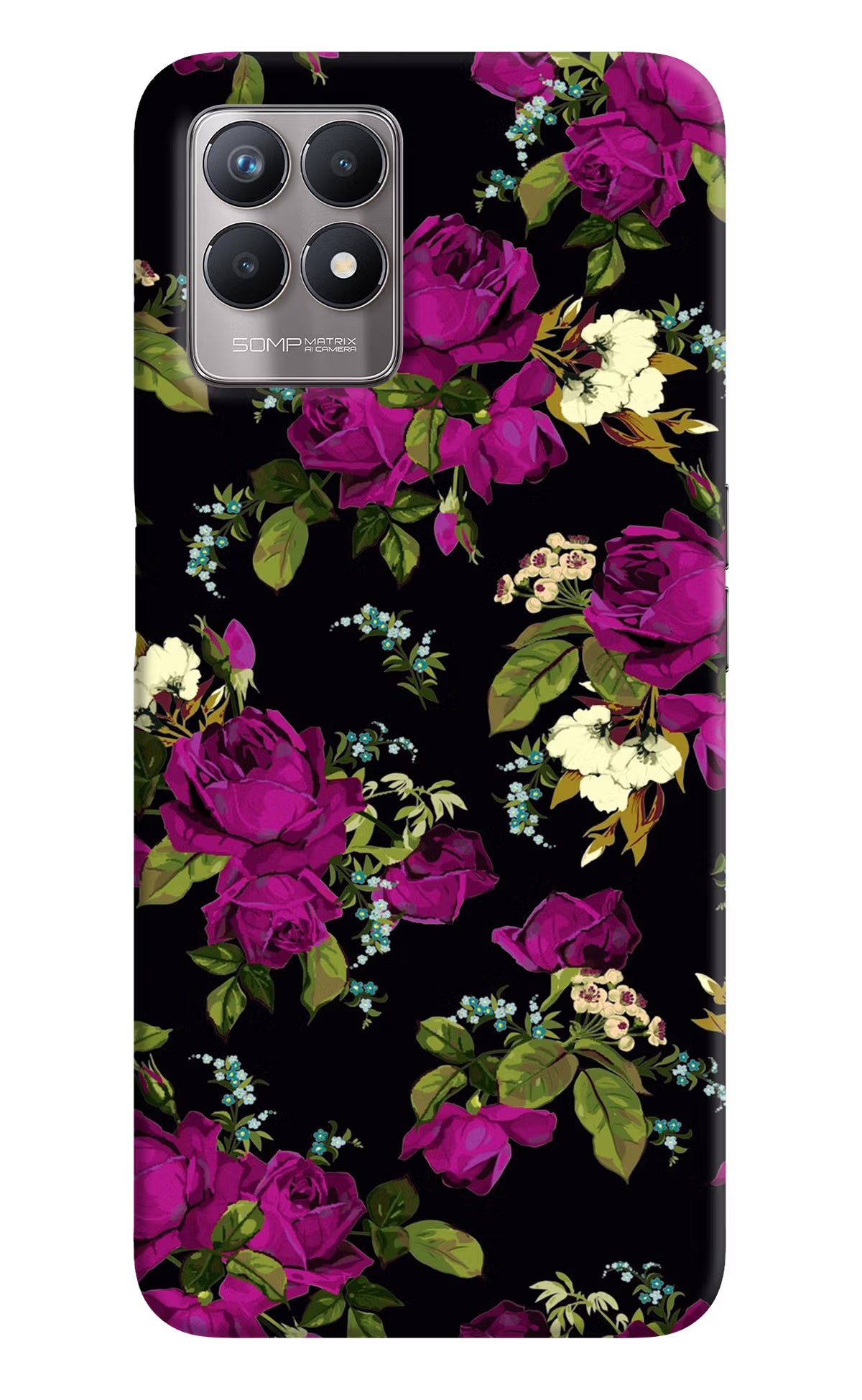 Flowers Realme 8i Back Cover - Flowers Realme 8i Back Cover Flowers Realme 8i Back Cover