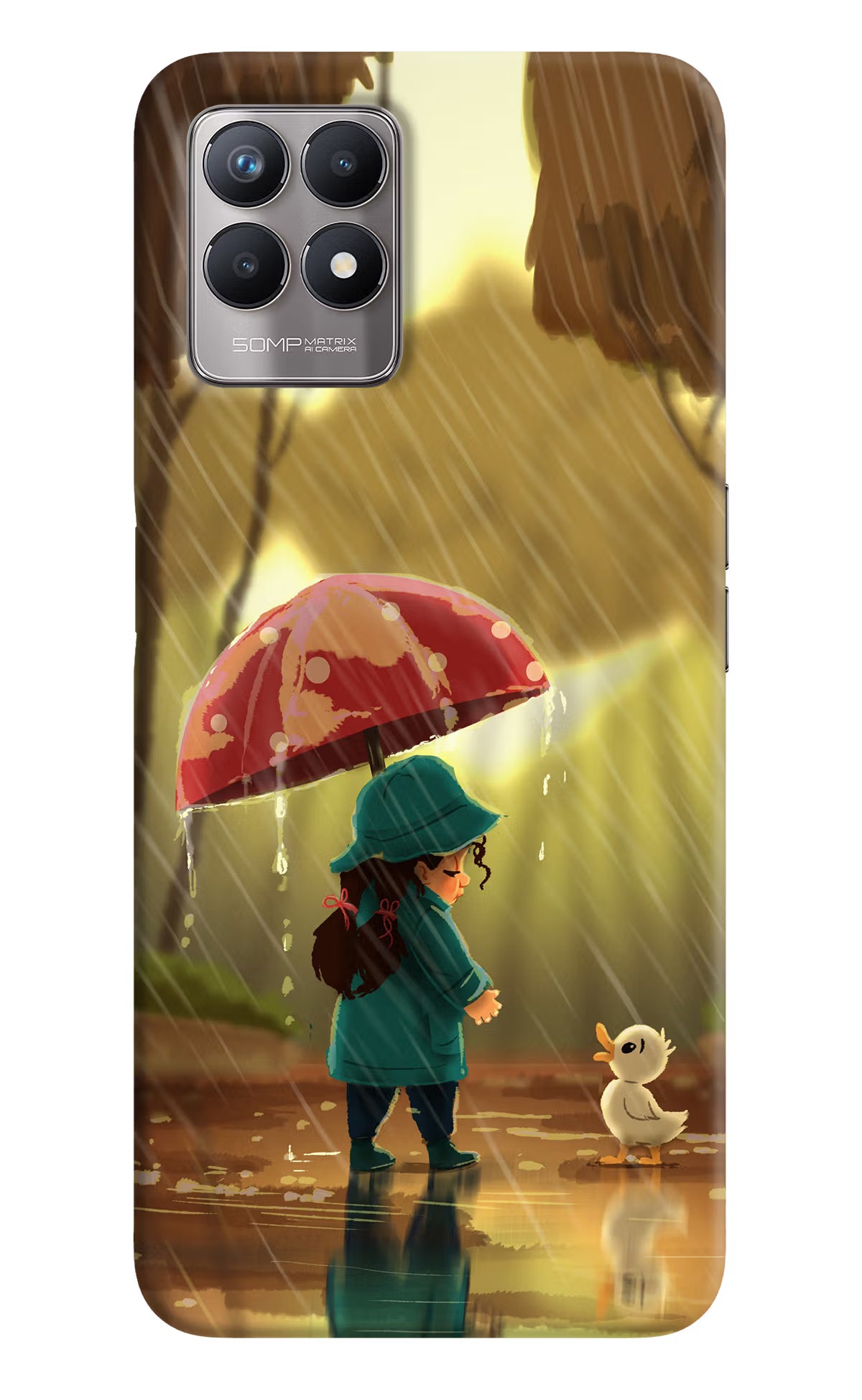 Rainy Day Realme 8i Back Cover - Rainy Day Realme 8i Back Cover Rainy Day Realme 8i Back Cover