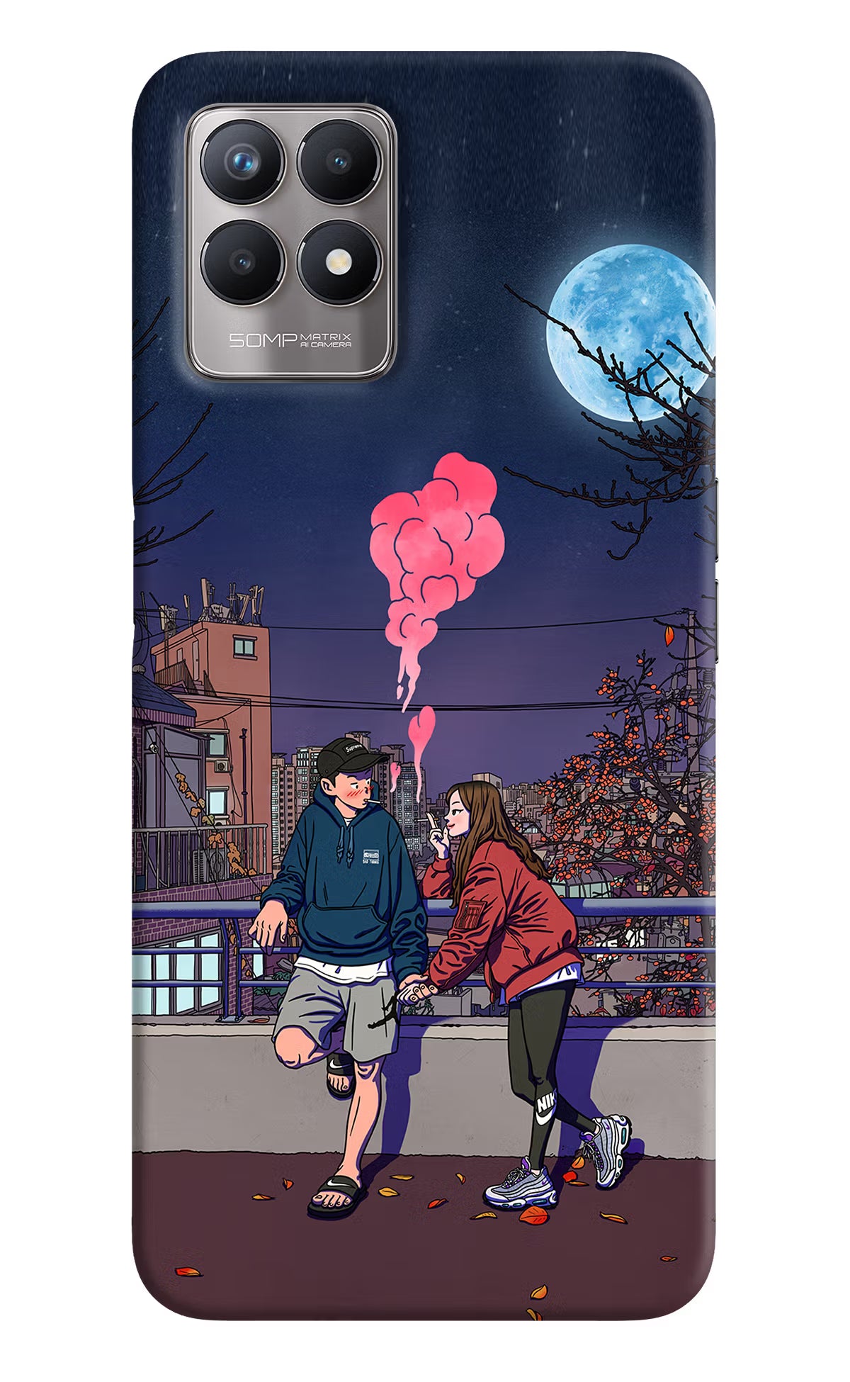 Chilling Couple Realme 8i Back Cover - Chilling Couple Realme 8i Back Cover Chilling Couple Realme 8i Back Cover