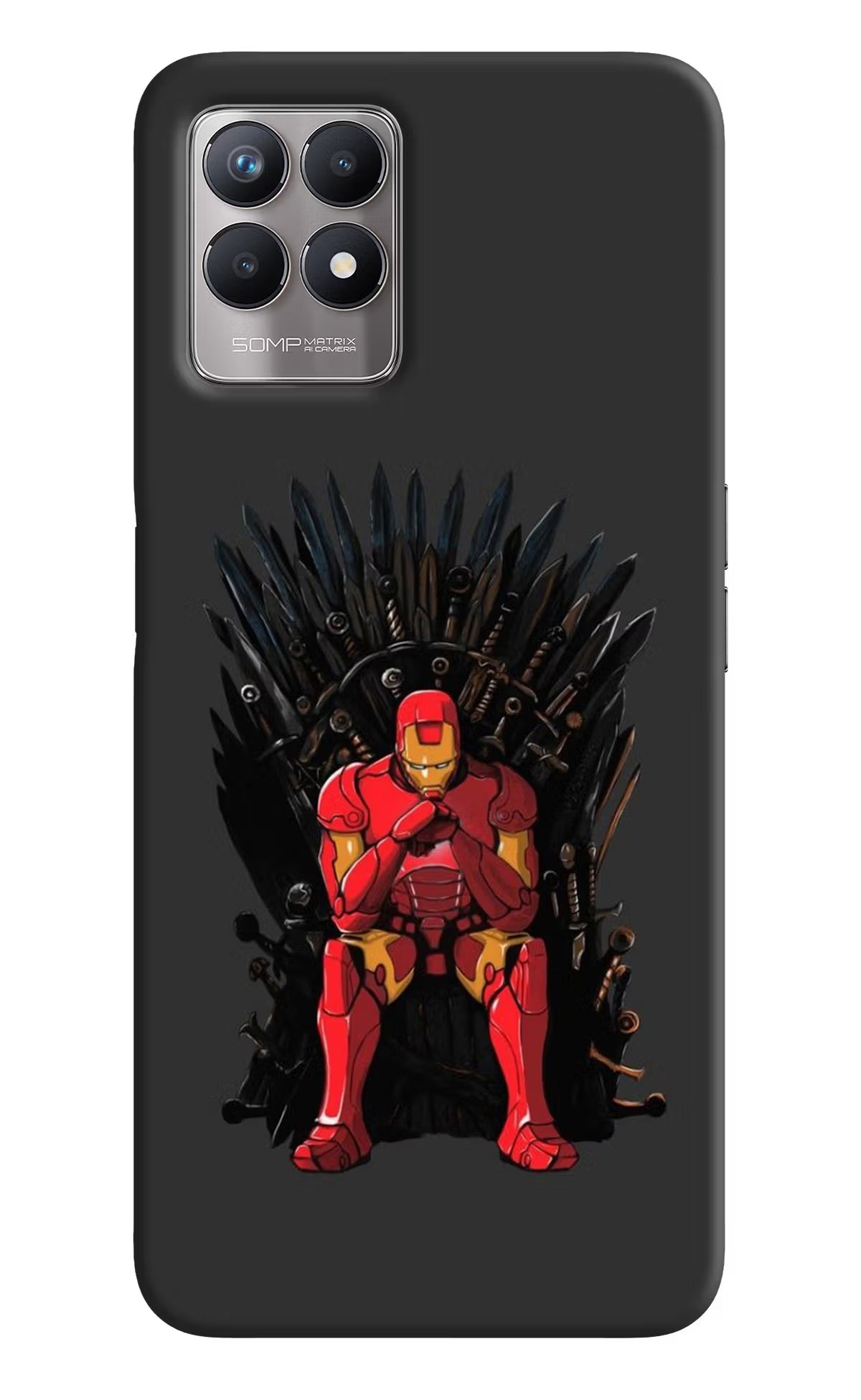 Ironman Throne Realme 8i Back Cover - Ironman Throne Realme 8i Back Cover Ironman Throne Realme 8i Back Cover