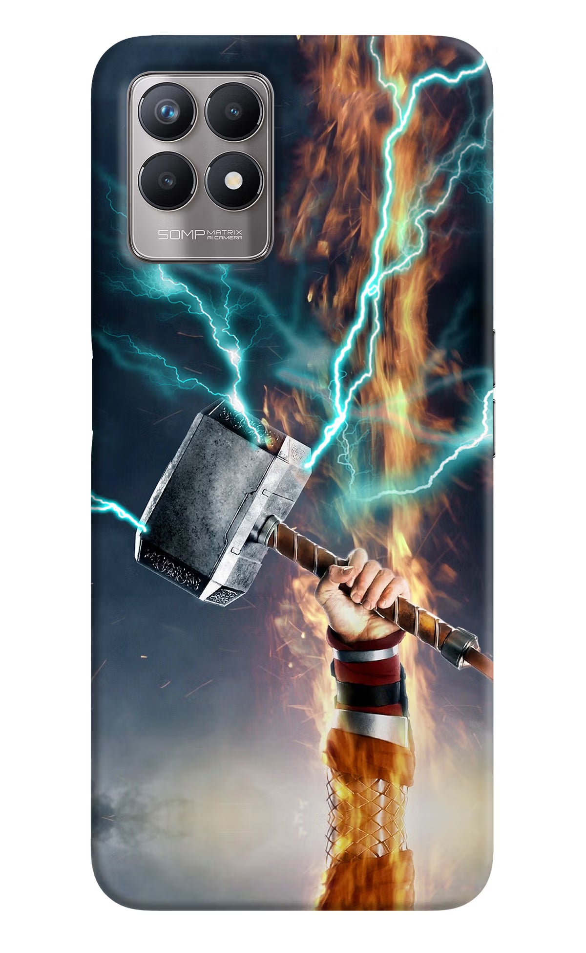 Thor Hammer Mjolnir Realme 8i Back Cover - Thor Hammer Mjolnir Realme 8i Back Cover Thor Hammer Mjolnir Realme 8i Back Cover
