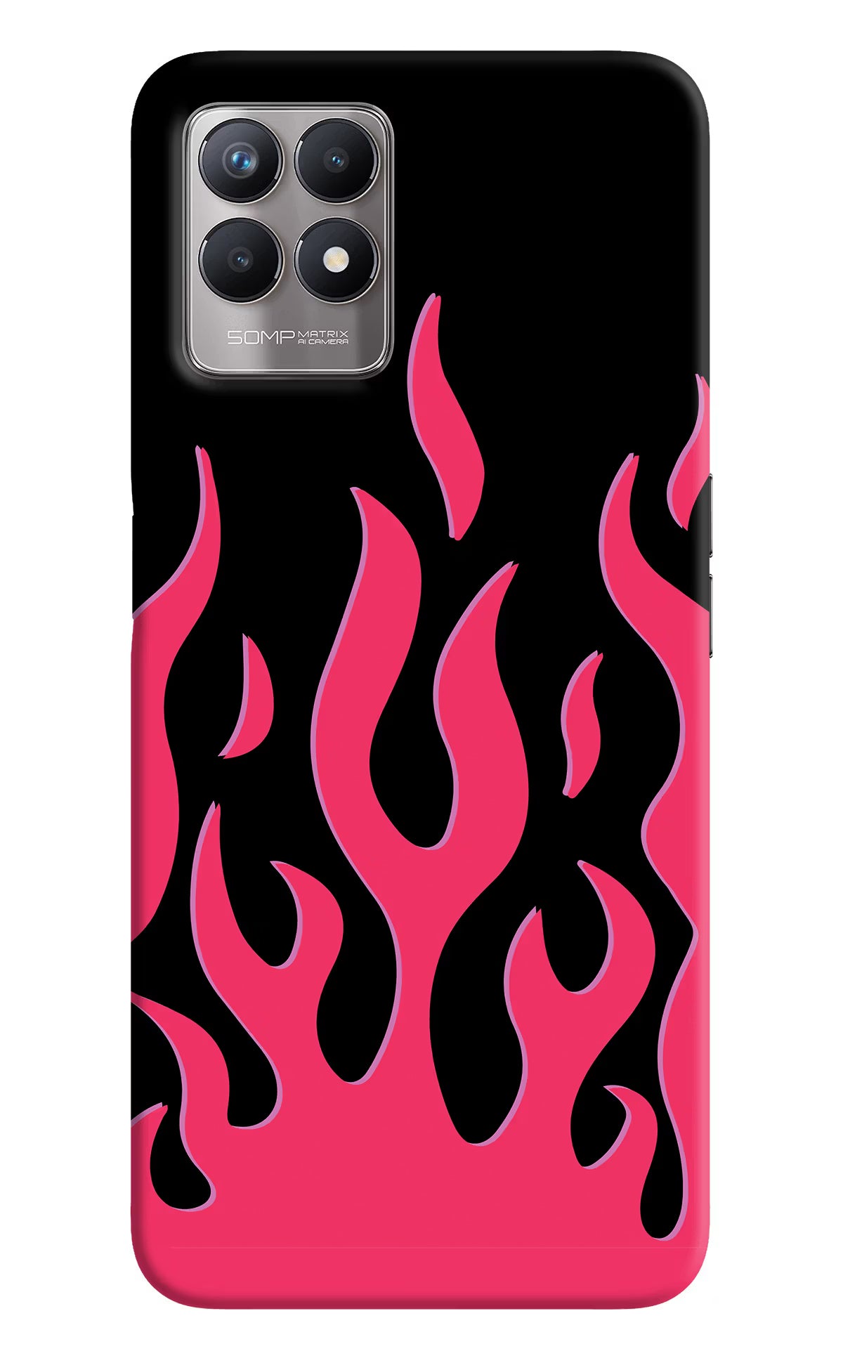 Fire Flames Realme 8i Back Cover - Fire Flames Realme 8i Back Cover Fire Flames Realme 8i Back Cover