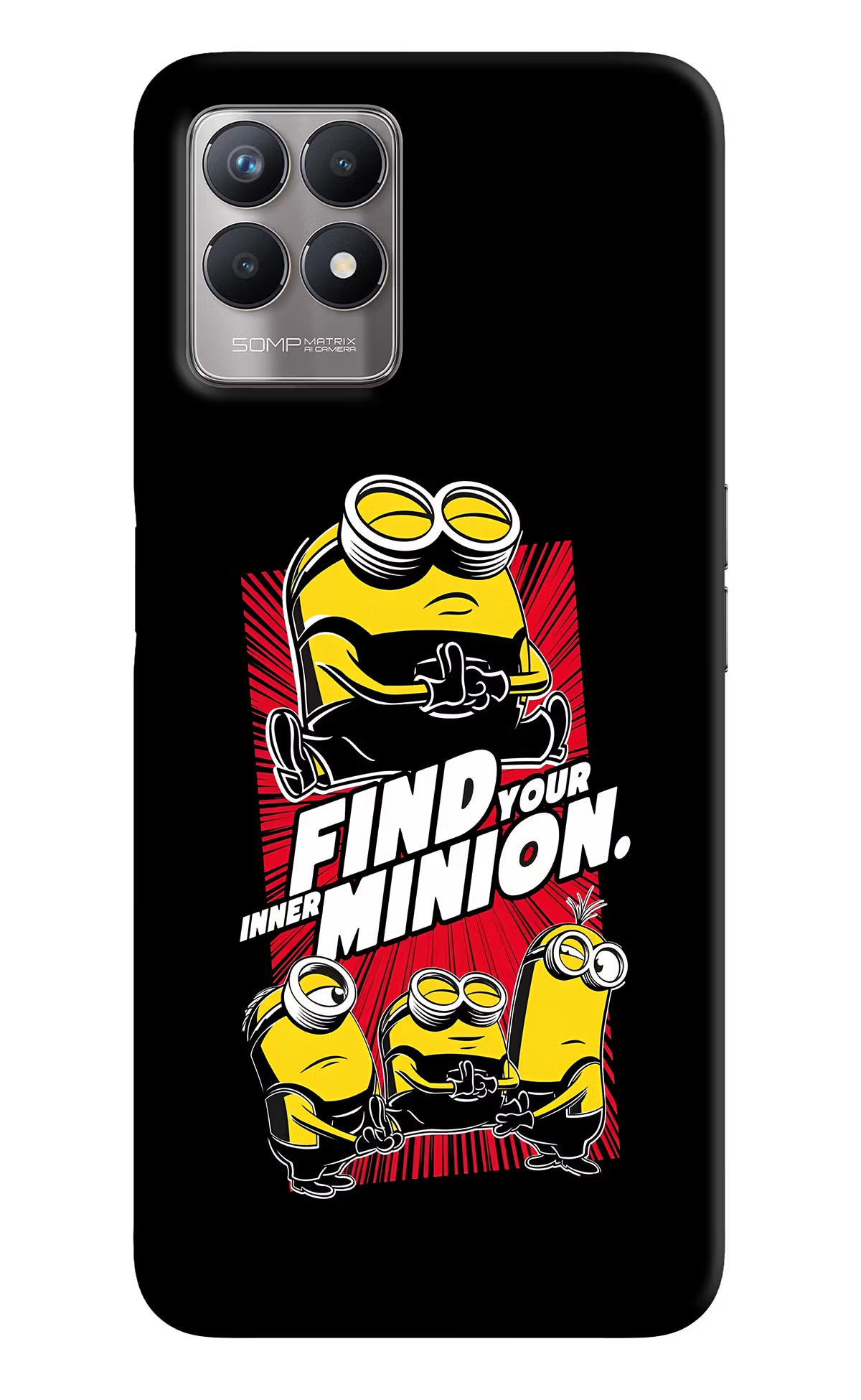 Find your inner Minion Realme 8i Back Cover - Find your inner Minion Realme 8i Back Cover Find your inner Minion Realme 8i Back Cover